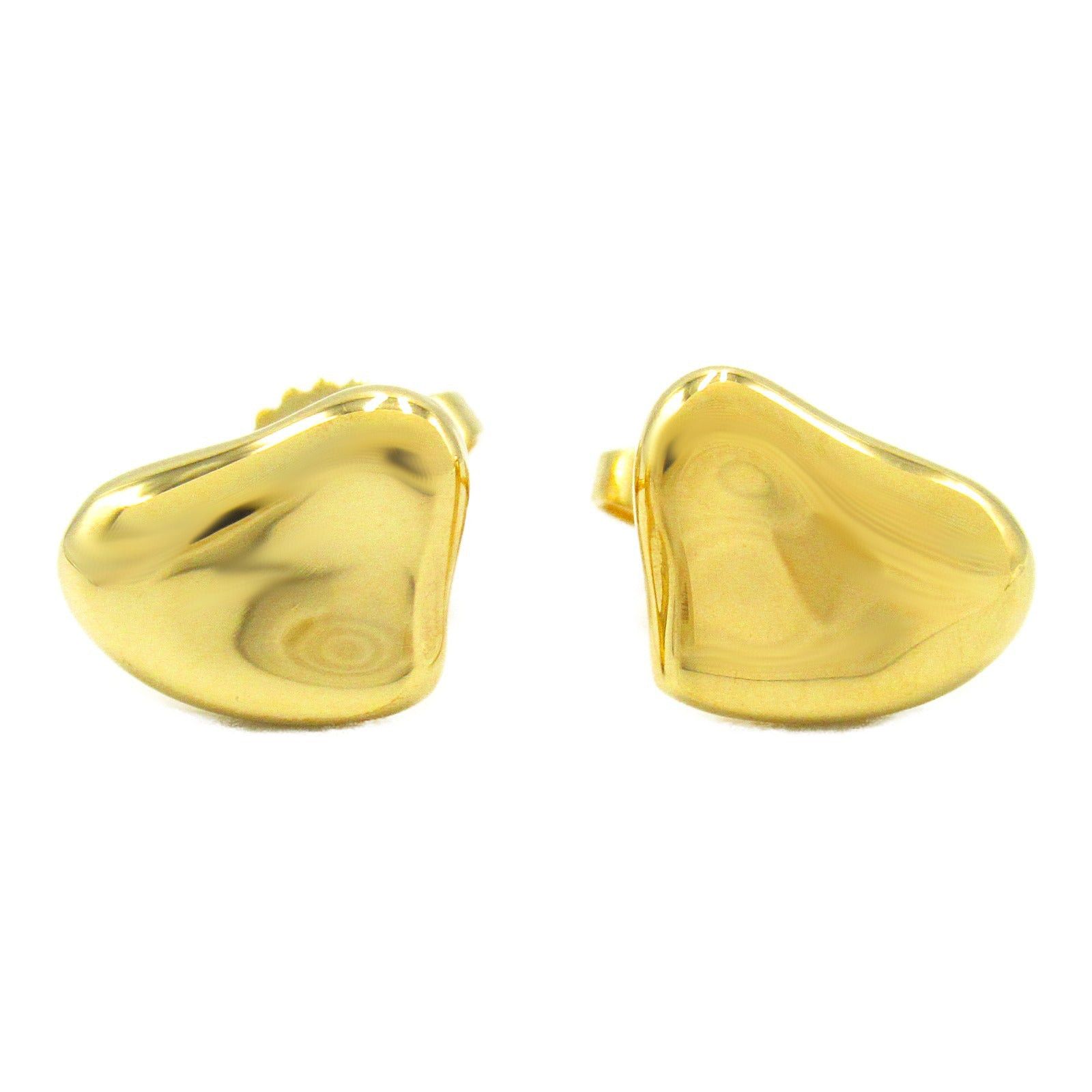Tiffany & Co. Tiffany Co Elsa Peretti Mini Heartful Earrings K18 (Yellow Gold) Gold Size ONE SIZE - 1 Thumbnail