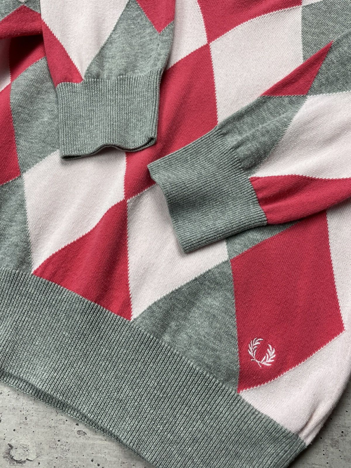 Fred Perry × Vintage Vintage Fred Perry Cardigan Sweatshirt Rare Size M / US 6-8 / IT 42-44 - 3 Thumbnail