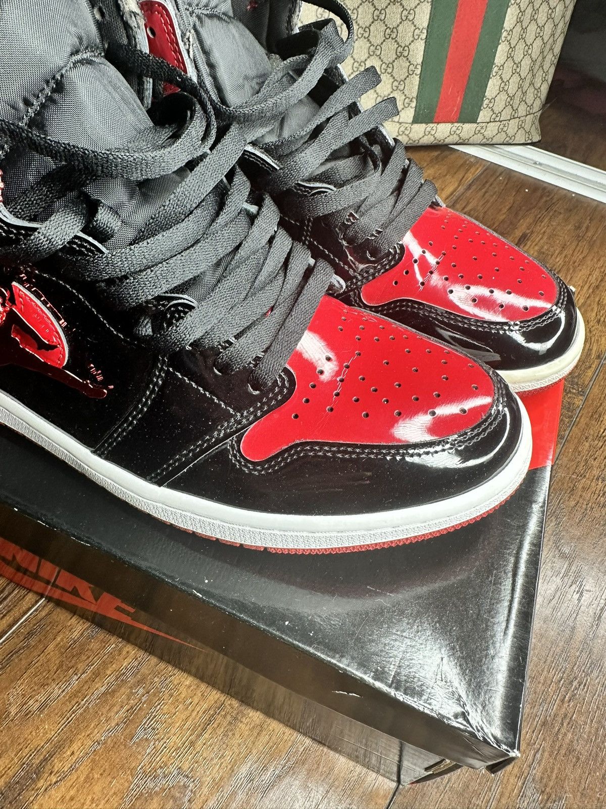 Jordan Brand Patent Bred Jordan 1 Size US 10 / EU 43 - 3 Thumbnail
