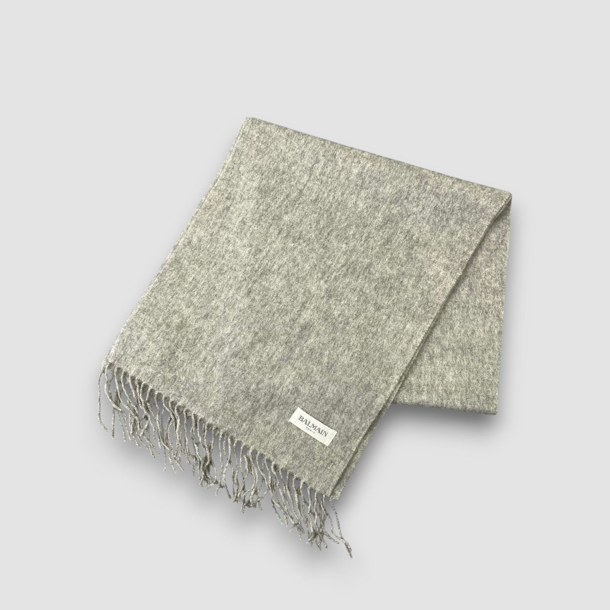 Balmain Vintage Balmain Scarf Muffler Winter Wool Cashmere Scarves Size ONE SIZE - 3 Thumbnail