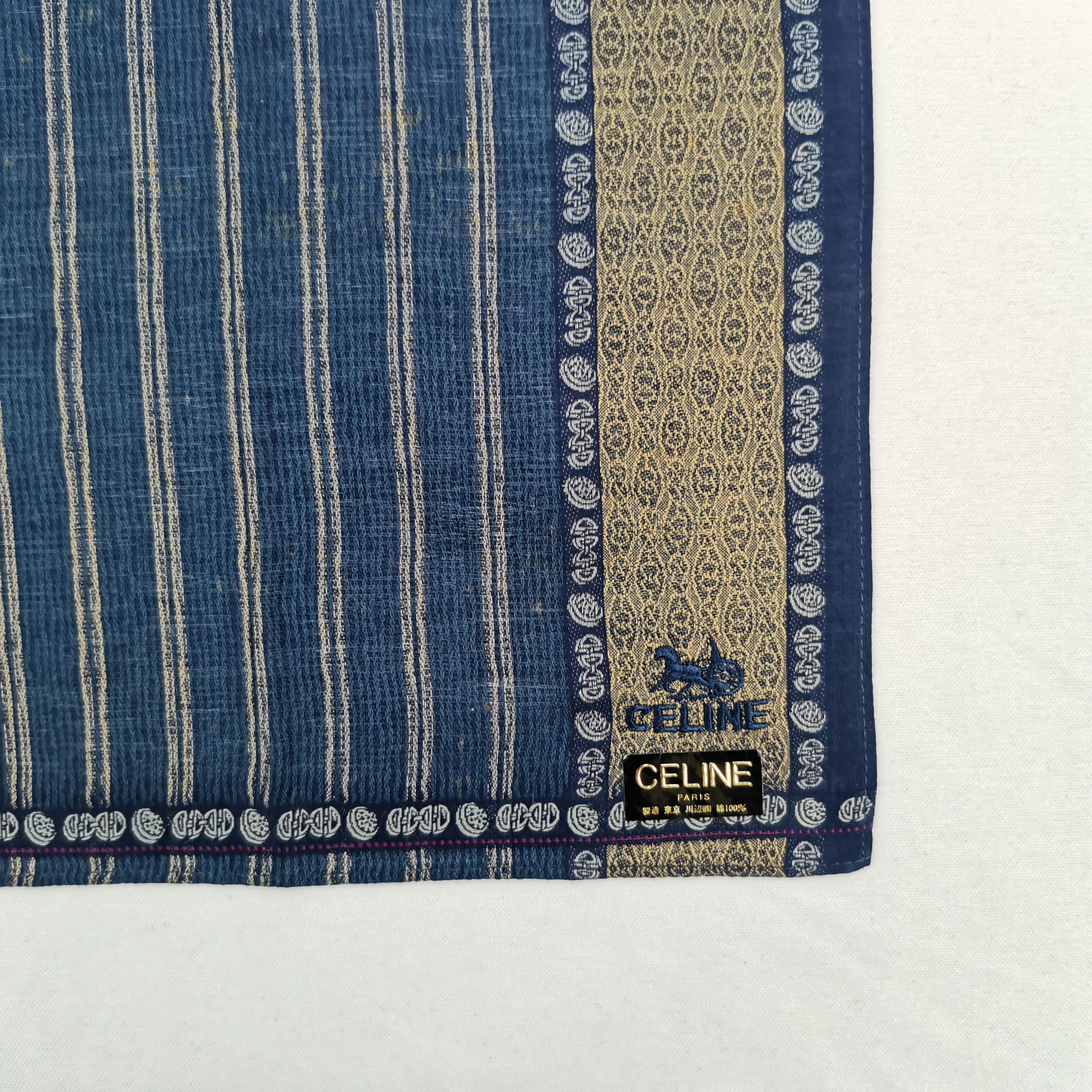 Celine NWT Vintage Celine Handkerchief Neckerchief Bandana Scarf Size ONE SIZE - 3 Thumbnail