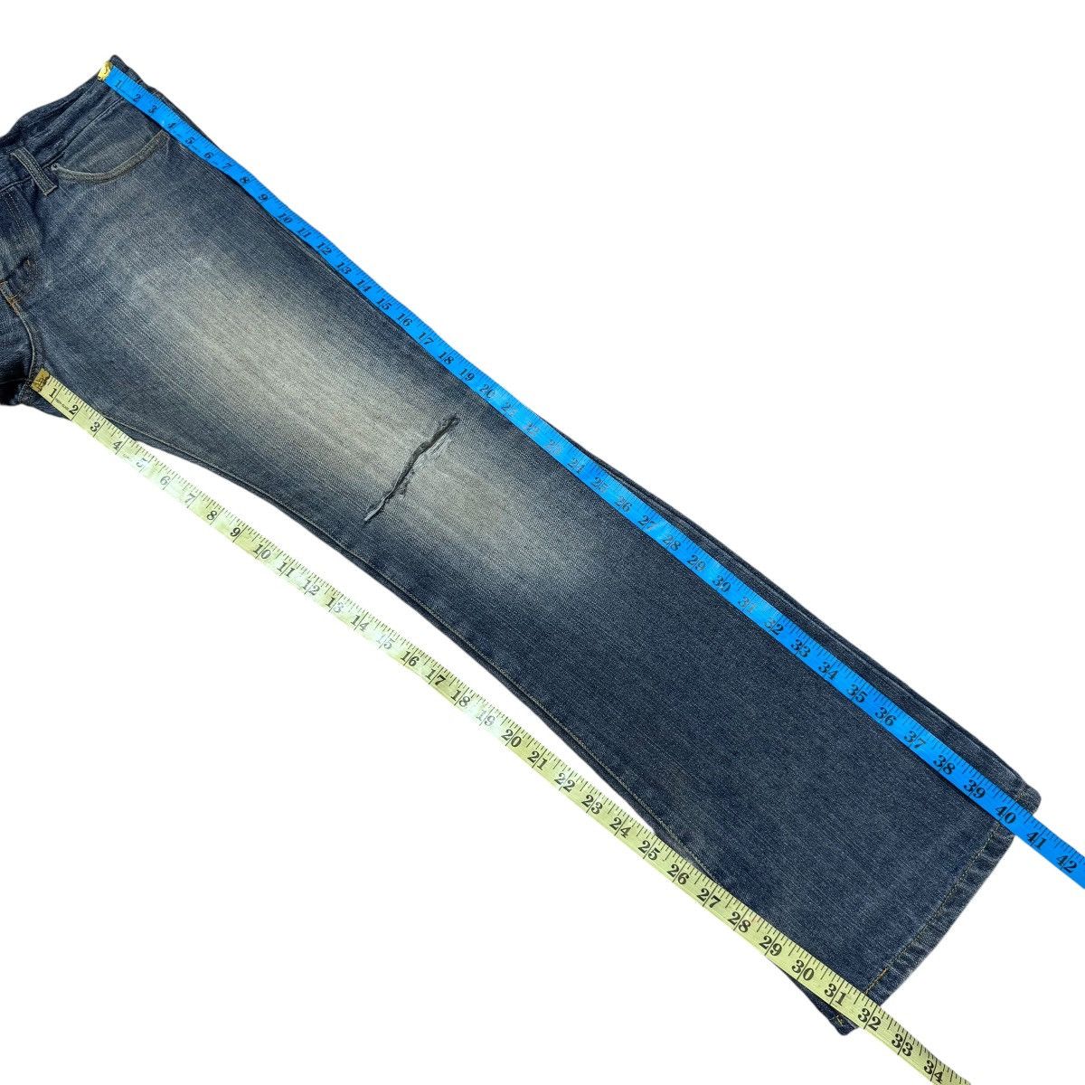 JACKROSE Jackrose Distressed Denim Flare Jeans Size US 30 / EU 46 - 18 Thumbnail