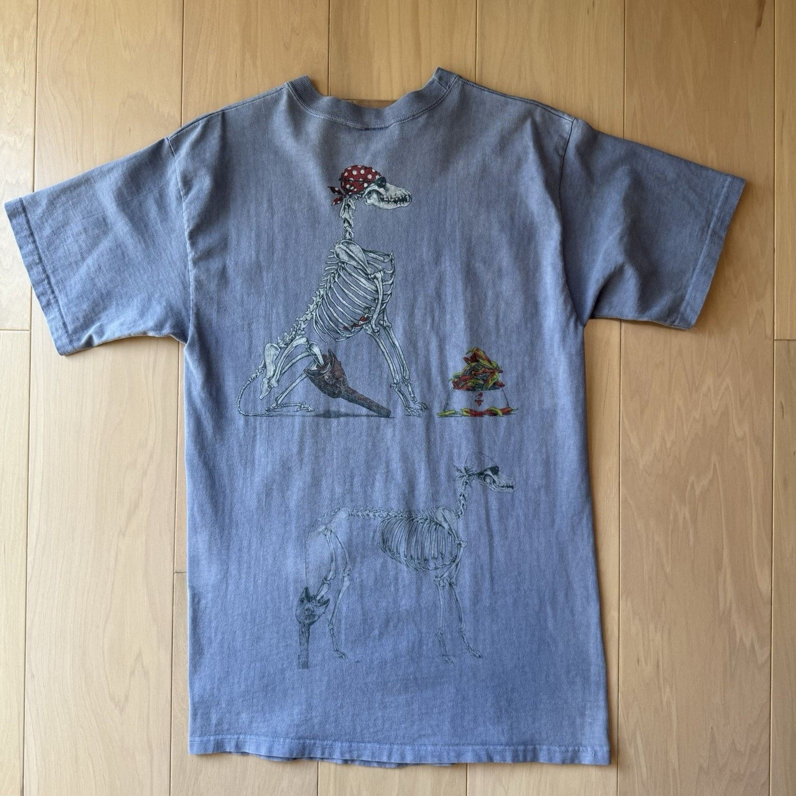 Vintage Vintage Sea Dog Shirt Medium Blue 90s Pirate Skeleton Surf Size US M / EU 48-50 / 2 - 6 Thumbnail
