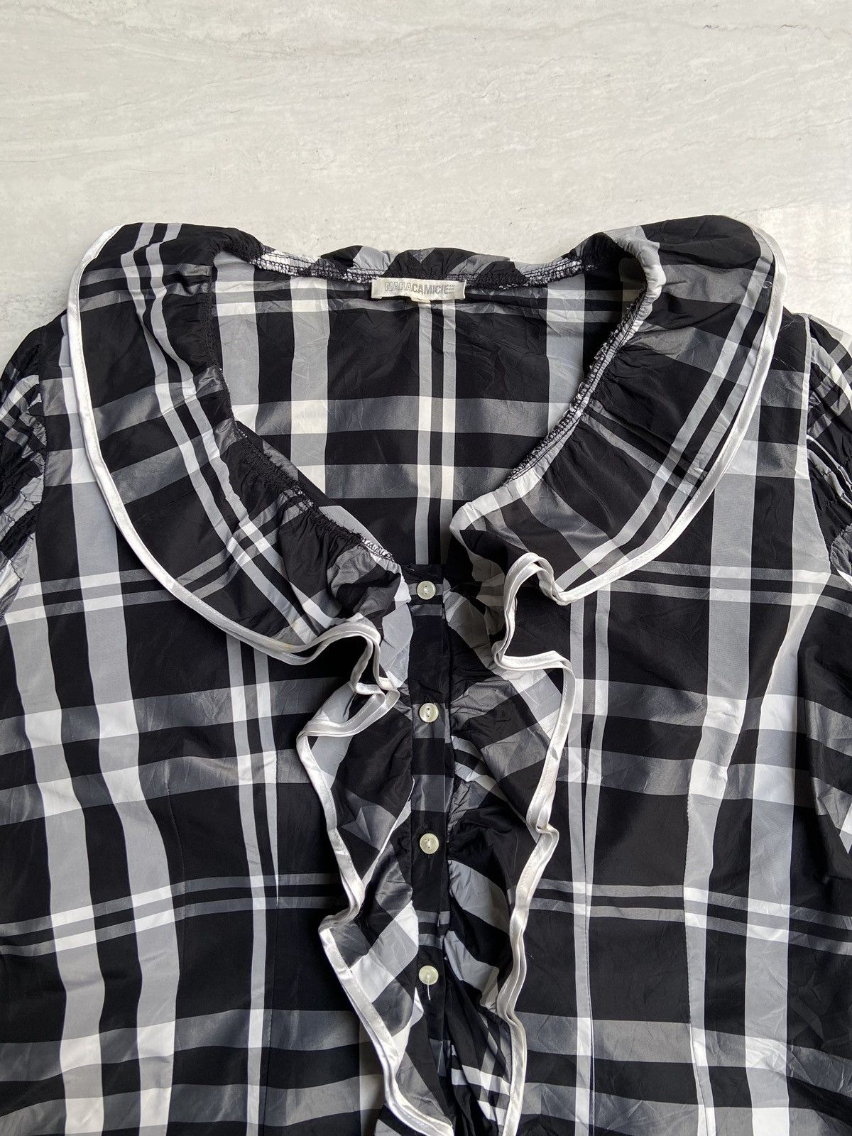 Designer × Japanese Brand NARA CAMICIE Plaid Shirt Size US L / EU 52-54 / 3 - 8 Thumbnail
