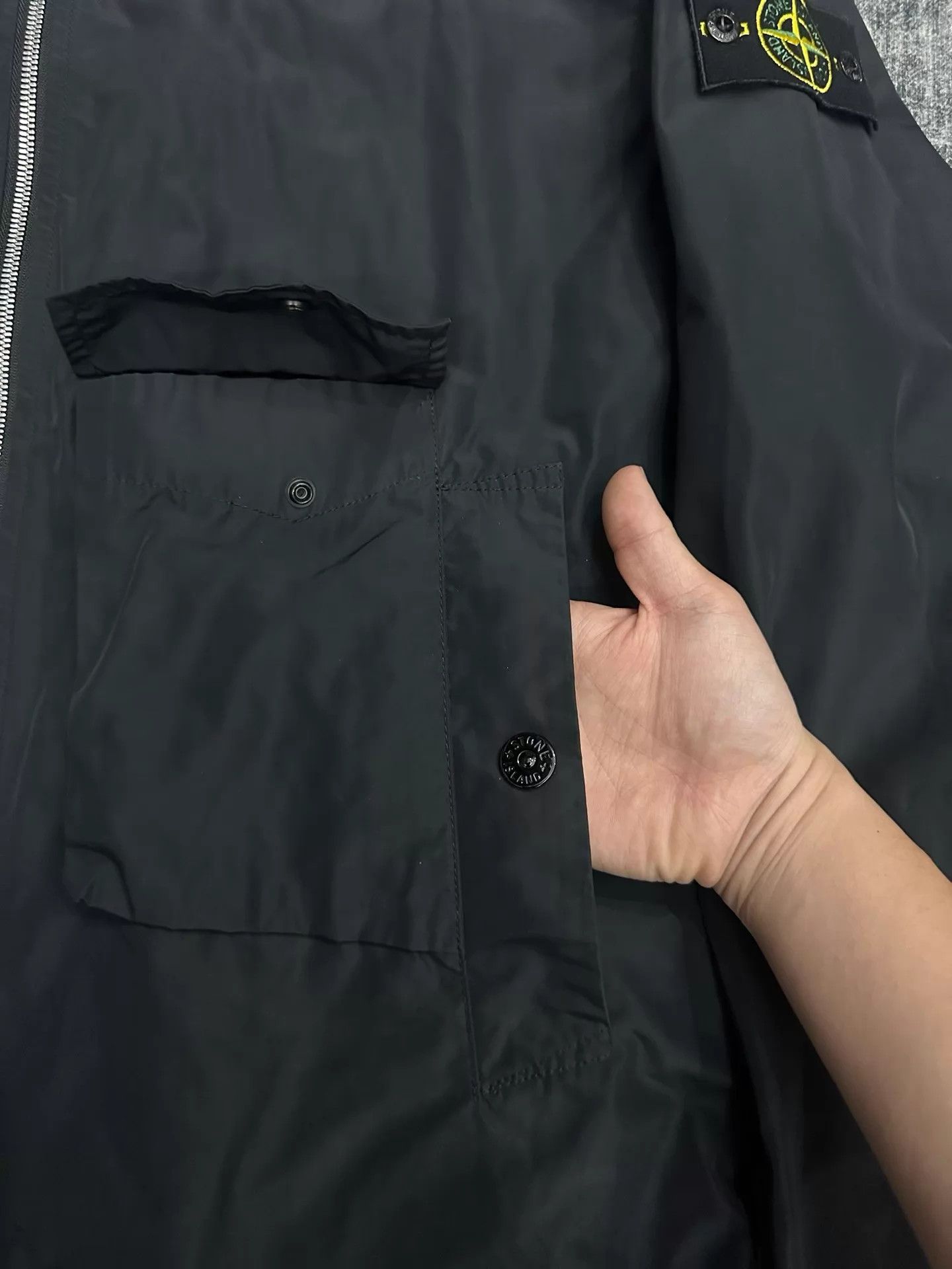 Stone Island Stone Island Metal Nylon Micro Reps Multi-Pkt Jkt Black XXL Size US XXL / EU 58 / 5 - 5 Thumbnail