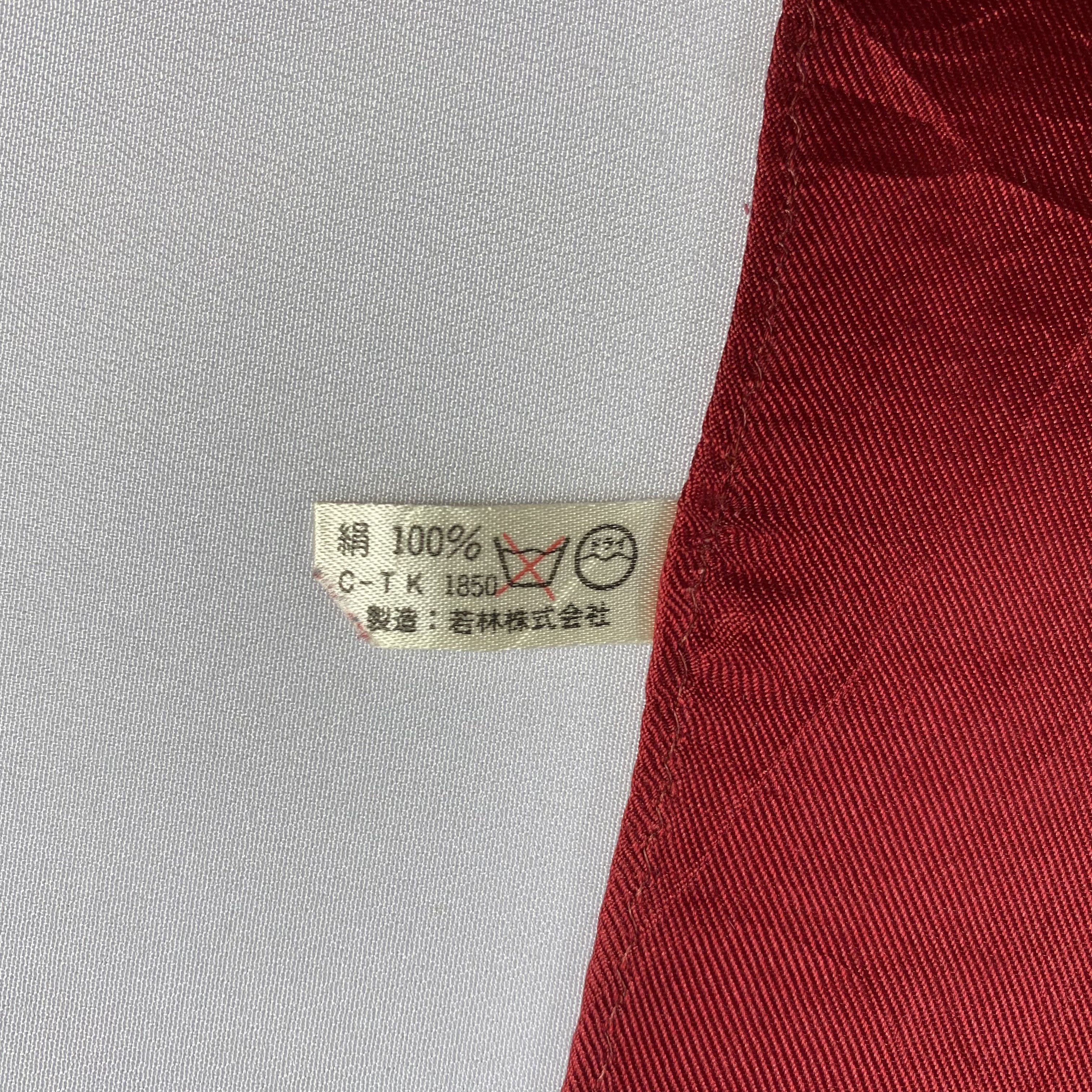 Japanese Brand × Vintage Vintage Italian Silk Scarf Hand Rolled Floral SS055 Size ONE SIZE - 7 Thumbnail