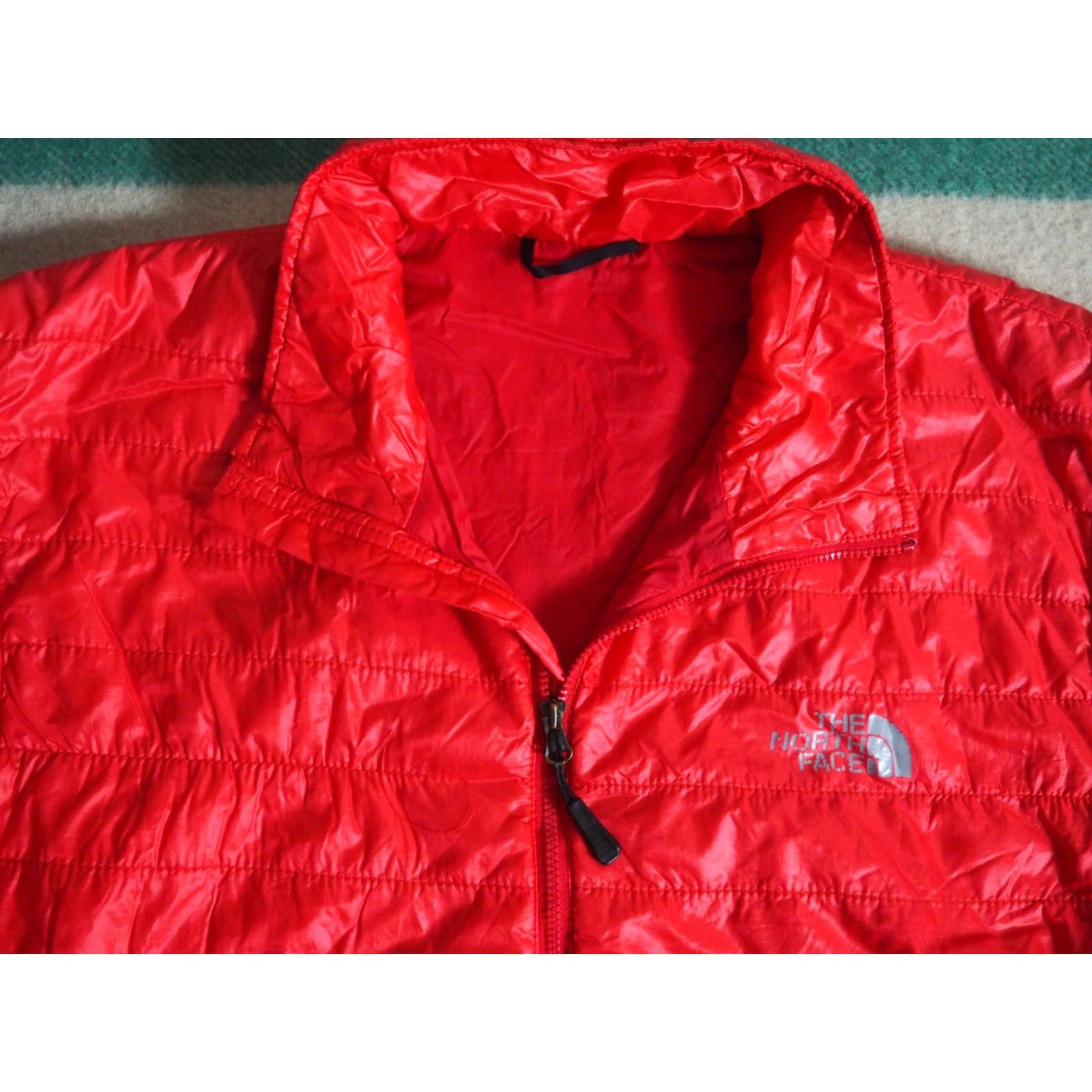The North Face The North Face TNF Barn Red 1/2 Zip Logo Outdoor Hiking Puffer Jacket Mens M Size US M / EU 48-50 / 2 - 2 Thumbnail