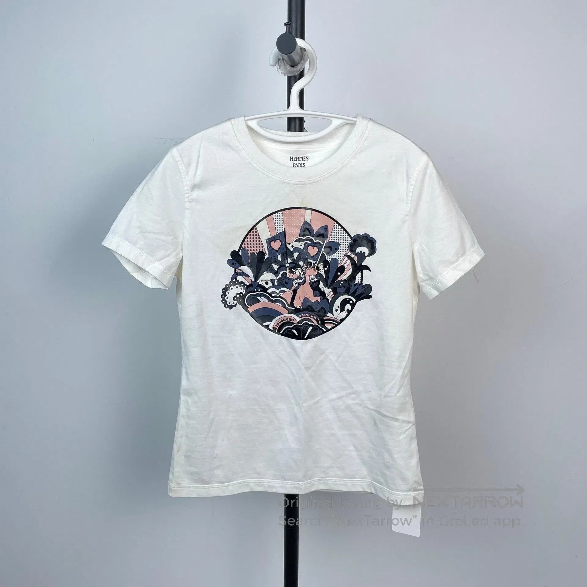 Hermes Hermes Rainbow Pegasus printed short-sleeve T-shirt| Size XS / US 0-2 / IT 36-38 - 1 Thumbnail