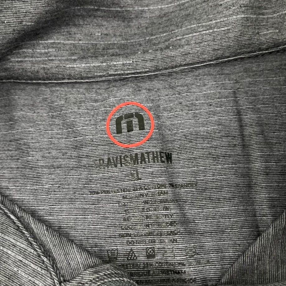 TravisMathew Travis Mathew Energy Pullover Men XL Gray All Seasons 1/4 Zip Shirt Golf Performance Casual Activewear Size US XL / EU 56 / 4 - 3 Thumbnail