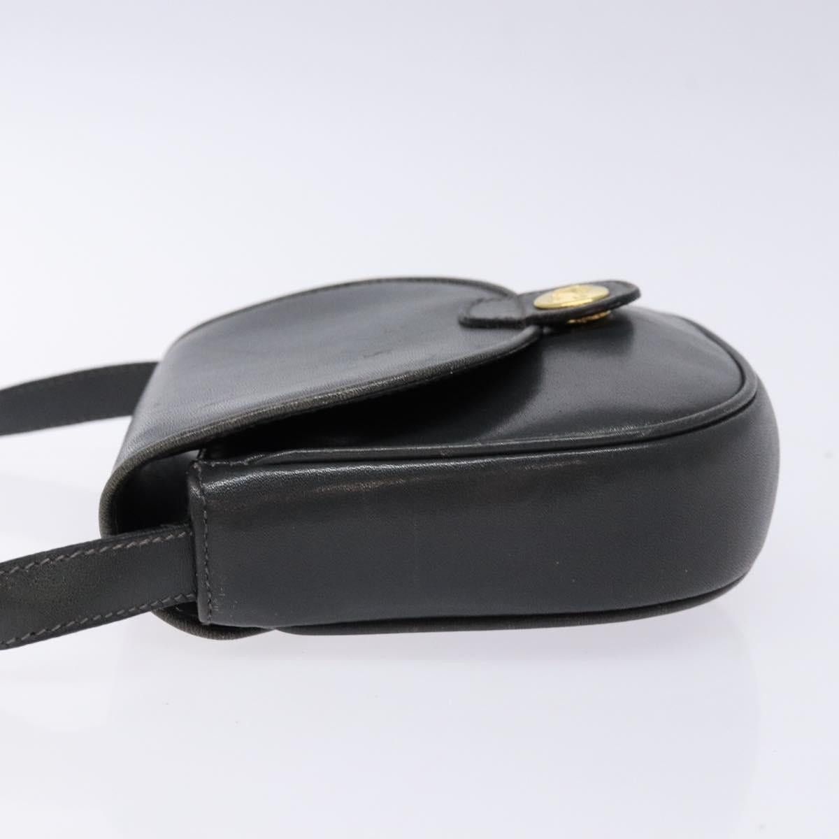 Celine CELINE Shoulder Bag Leather Gray Gold Size ONE SIZE - 5 Thumbnail