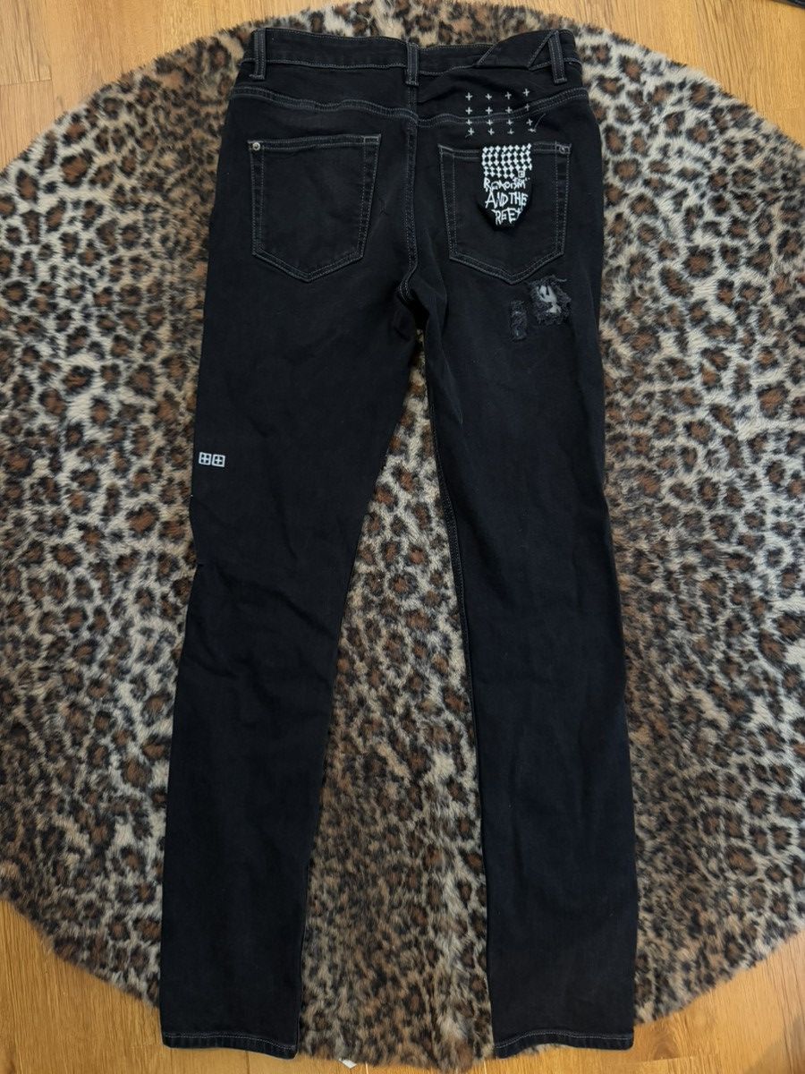 Ksubi Ksubi Ripped Leopard Denim Size US 30 / EU 46 - 2 Thumbnail