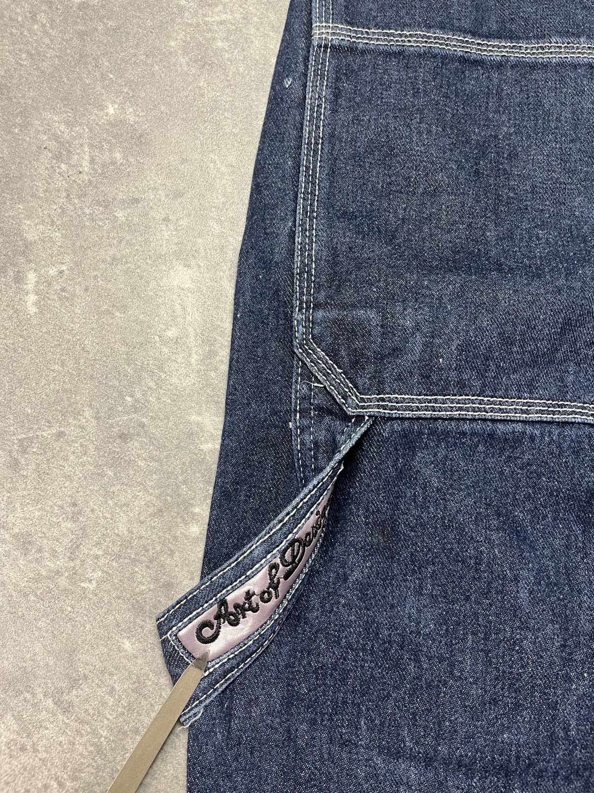 Fubu 90s/00s Fubu Vintage Big Logo Baggy Carpenter Denim Jeans 34 Size US 34 / EU 50 - 12 Thumbnail