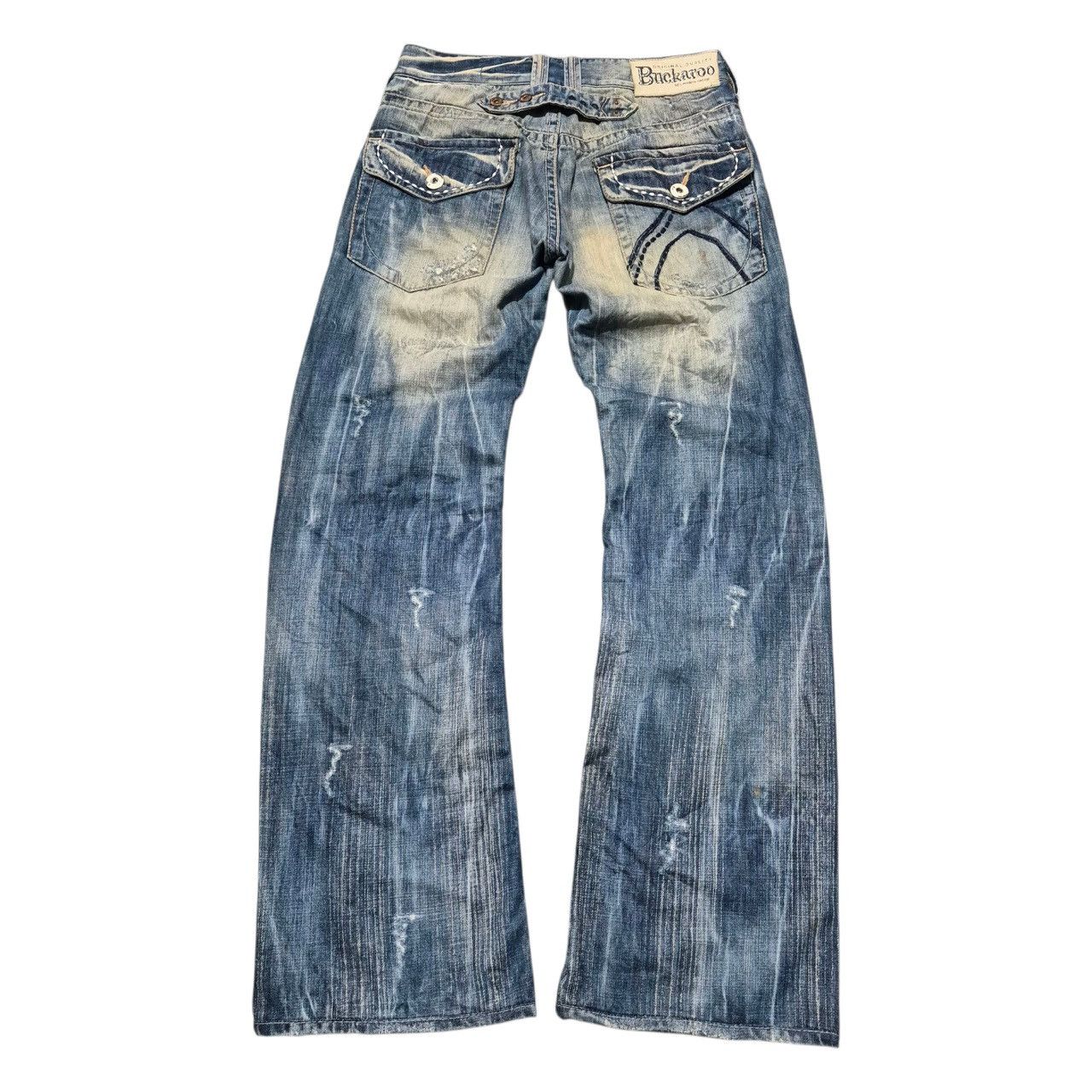 BUCKAROO Vintage buckaro flare denim Size US 33 - 3 Thumbnail