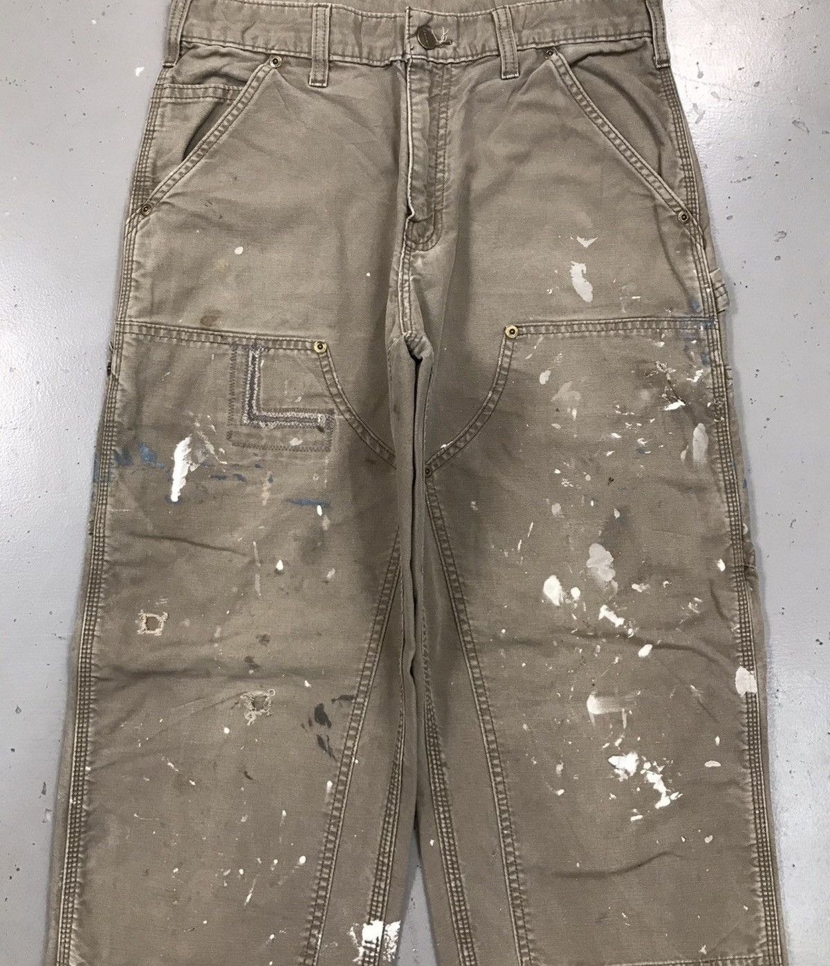 Carhartt Vintage carhartt double knee denim Size US 31 - 3 Thumbnail