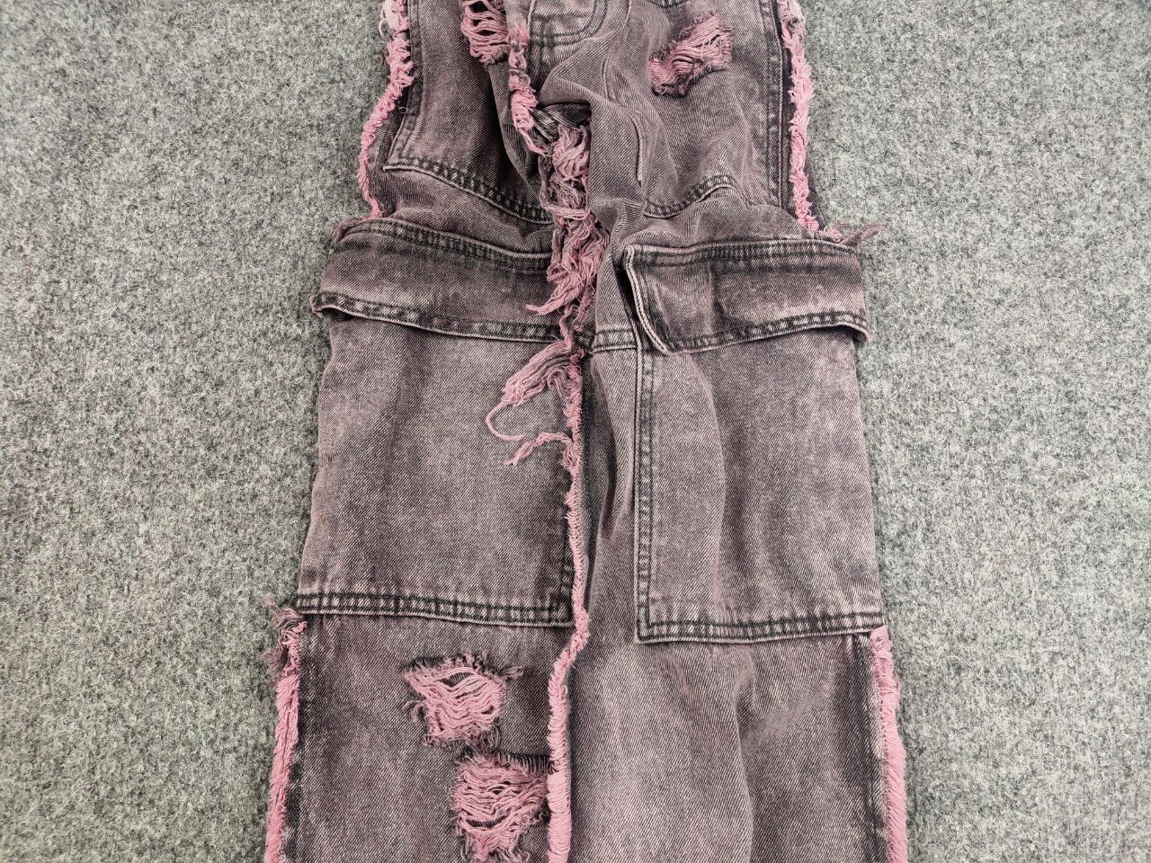 If Six Was Nine Vintage Denim flare cargo jeansJunya Watanabe Playboi Carti Size US 29 - 5 Thumbnail