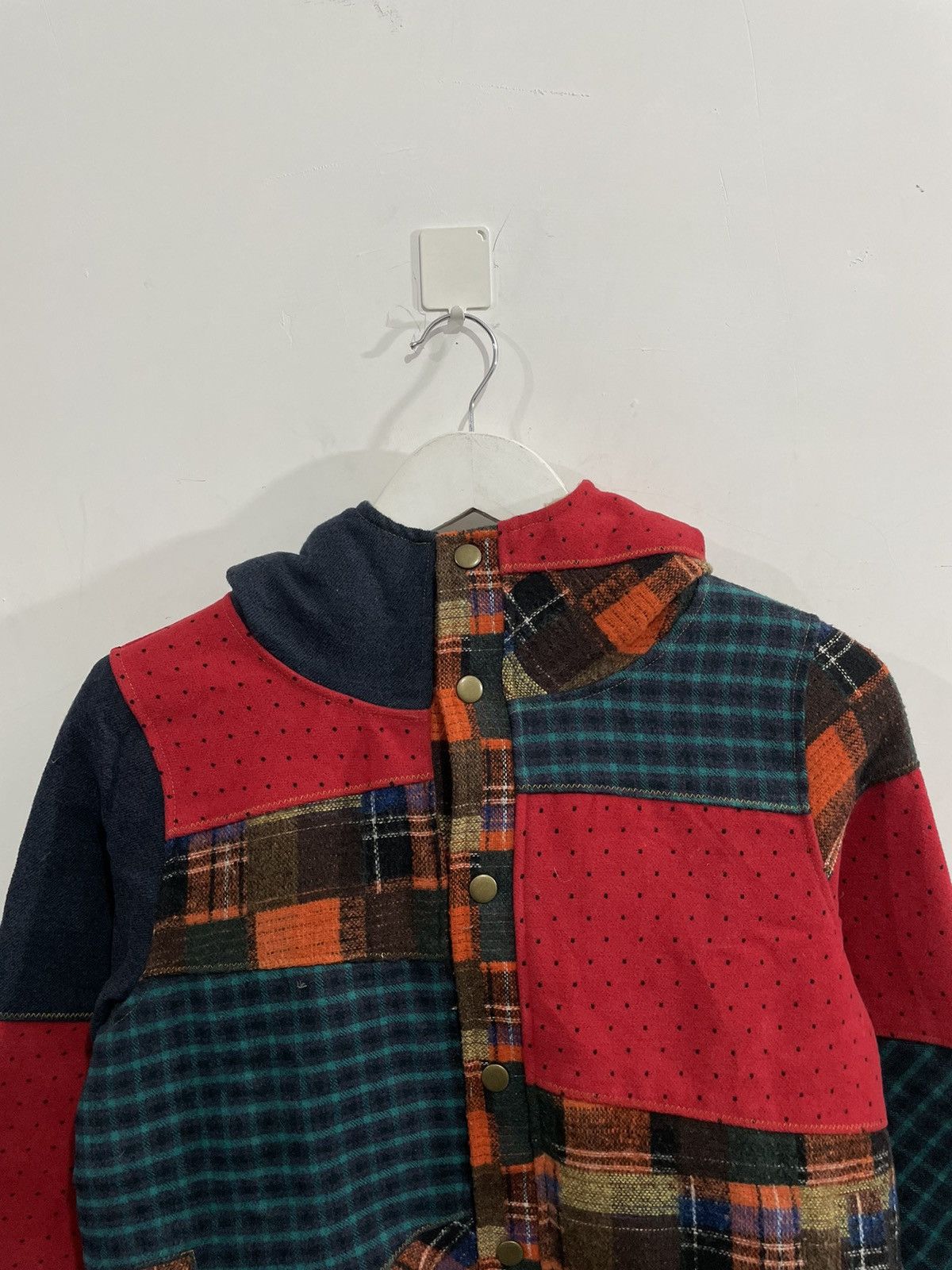 Kapital 2000s cube sugar patchwork wool Jacket Kapital style Size US M / EU 48-50 / 2 - 2 Thumbnail