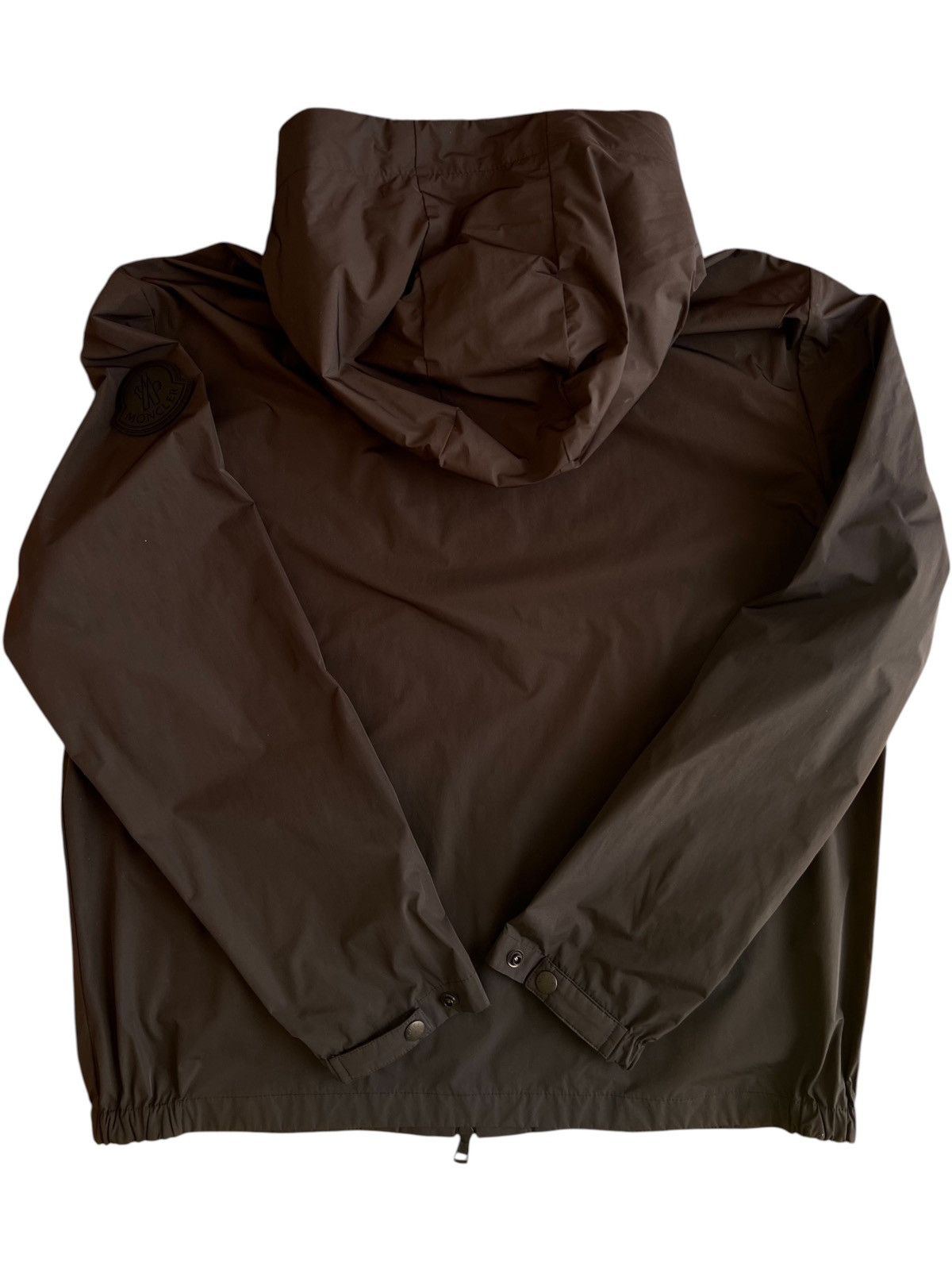 Moncler L Moncler Carles lightweight Jacket Black wind hood zip logo Size US L / EU 52-54 / 3 - 9 Thumbnail