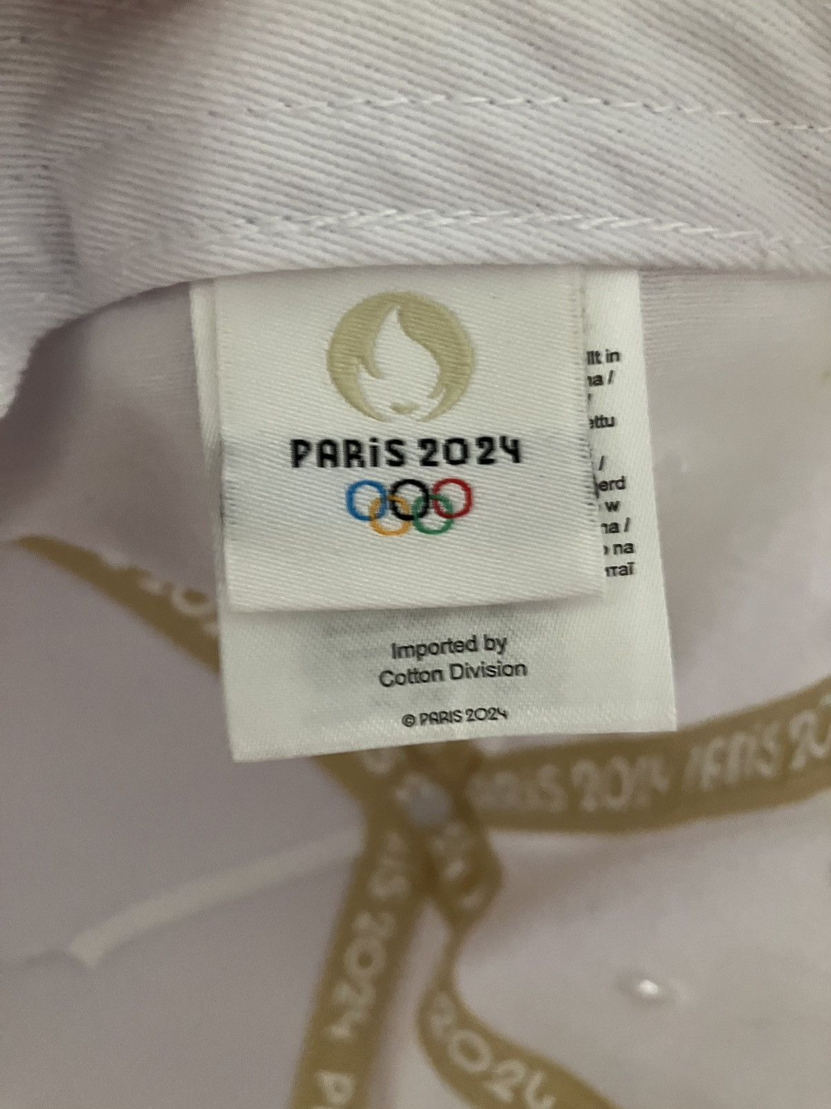 USA Olympics Official Paris 2024 Olympics Cap Hat Gold Embroidery Size ONE SIZE - 3 Thumbnail
