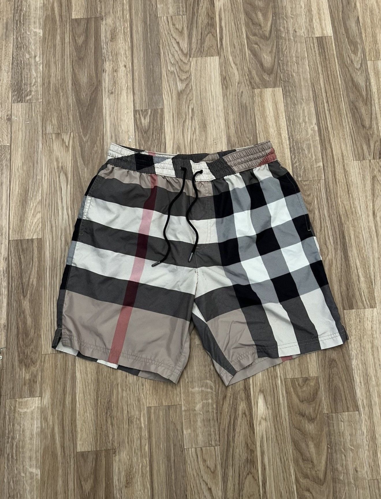 Check Print Swim Shorts