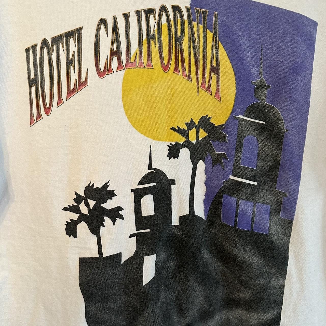Vintage Vintage 1991 The Eagles Don Henley Hotel California T-Shirt Size US XL / EU 56 / 4 - 2 Thumbnail