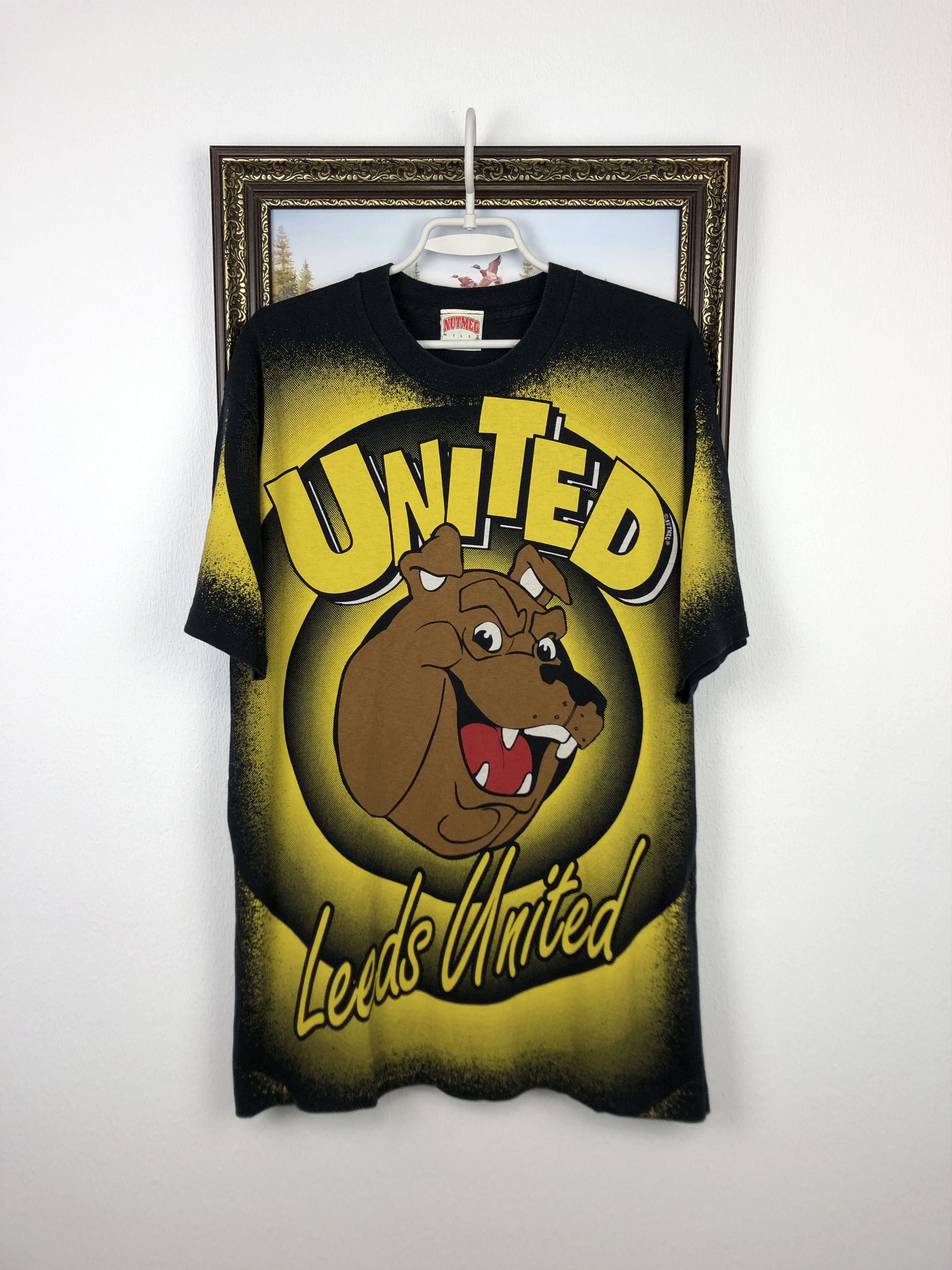 Nutmeg Vintage Nutmeg Leeds United Football Shirt Soccer Tee Size US L / EU 52-54 / 3 - 1 Thumbnail