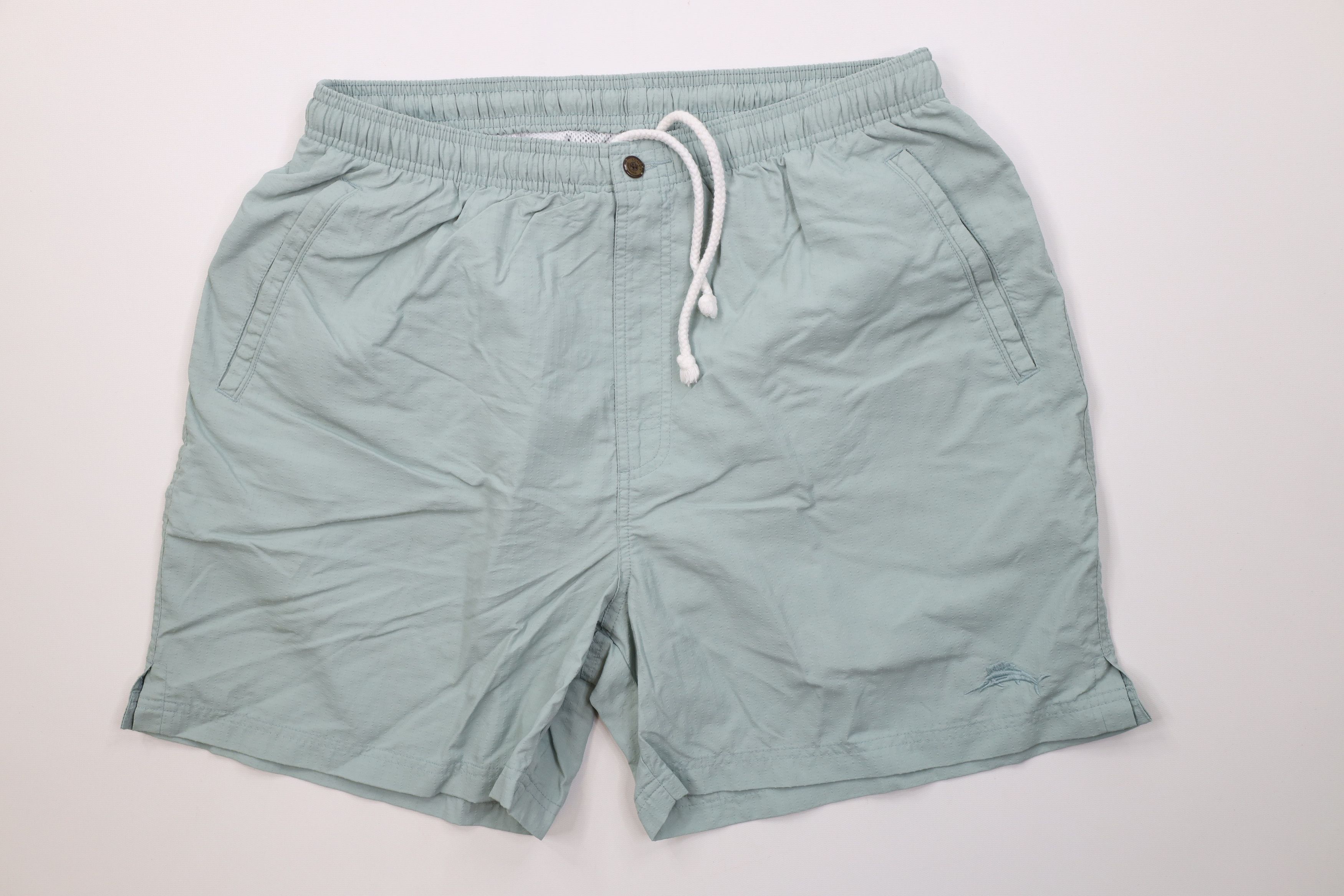 Tommy Bahama Vintage 90s Y2K Tommy Bahama Knee Shorts Swim Trunks Mint Size US 34 / EU 50 - 1 Thumbnail