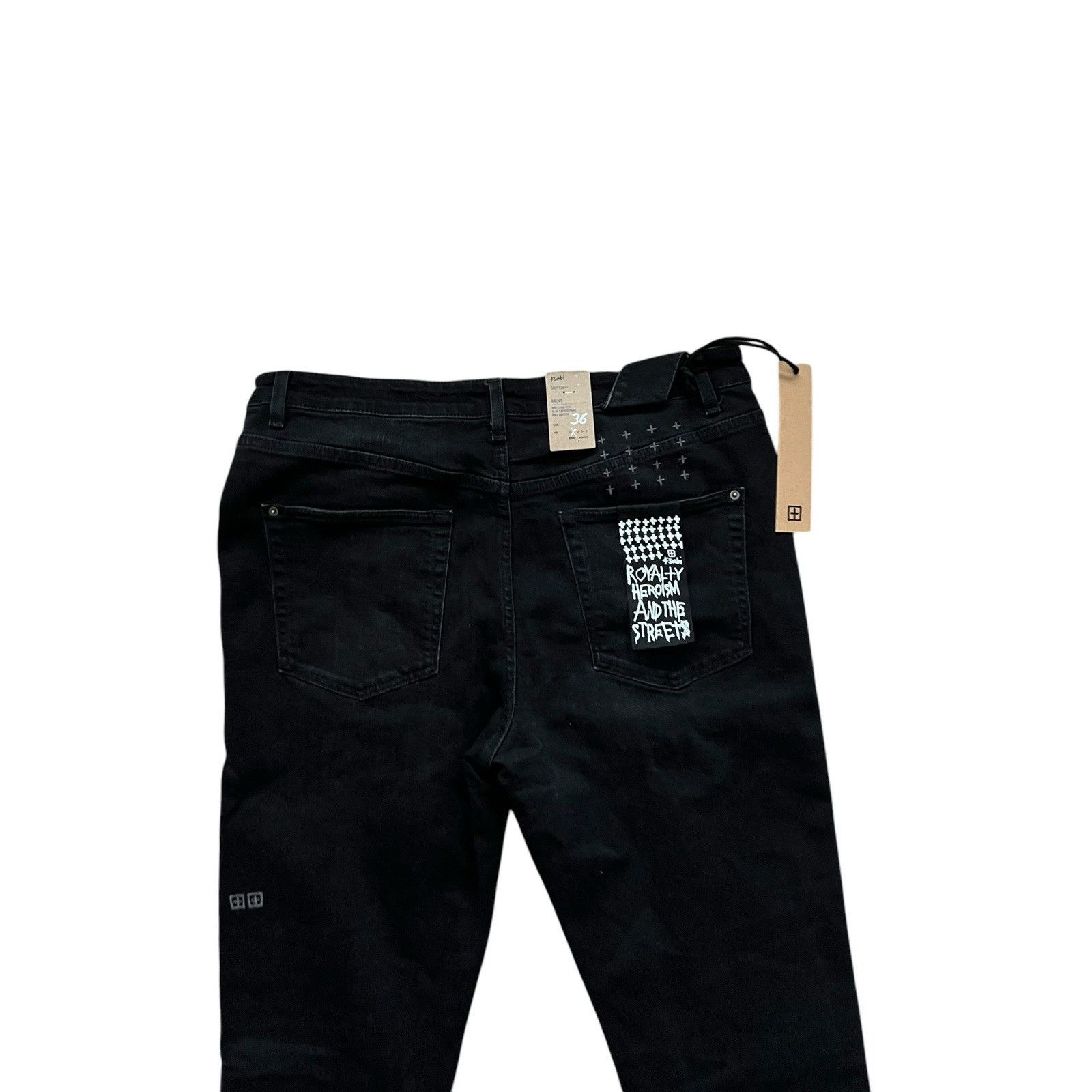 Ksubi Ksubi Jeans Mens Chitch Slim Boneyard Black Size 36/32 Size US 36 / EU 52 - 4 Thumbnail