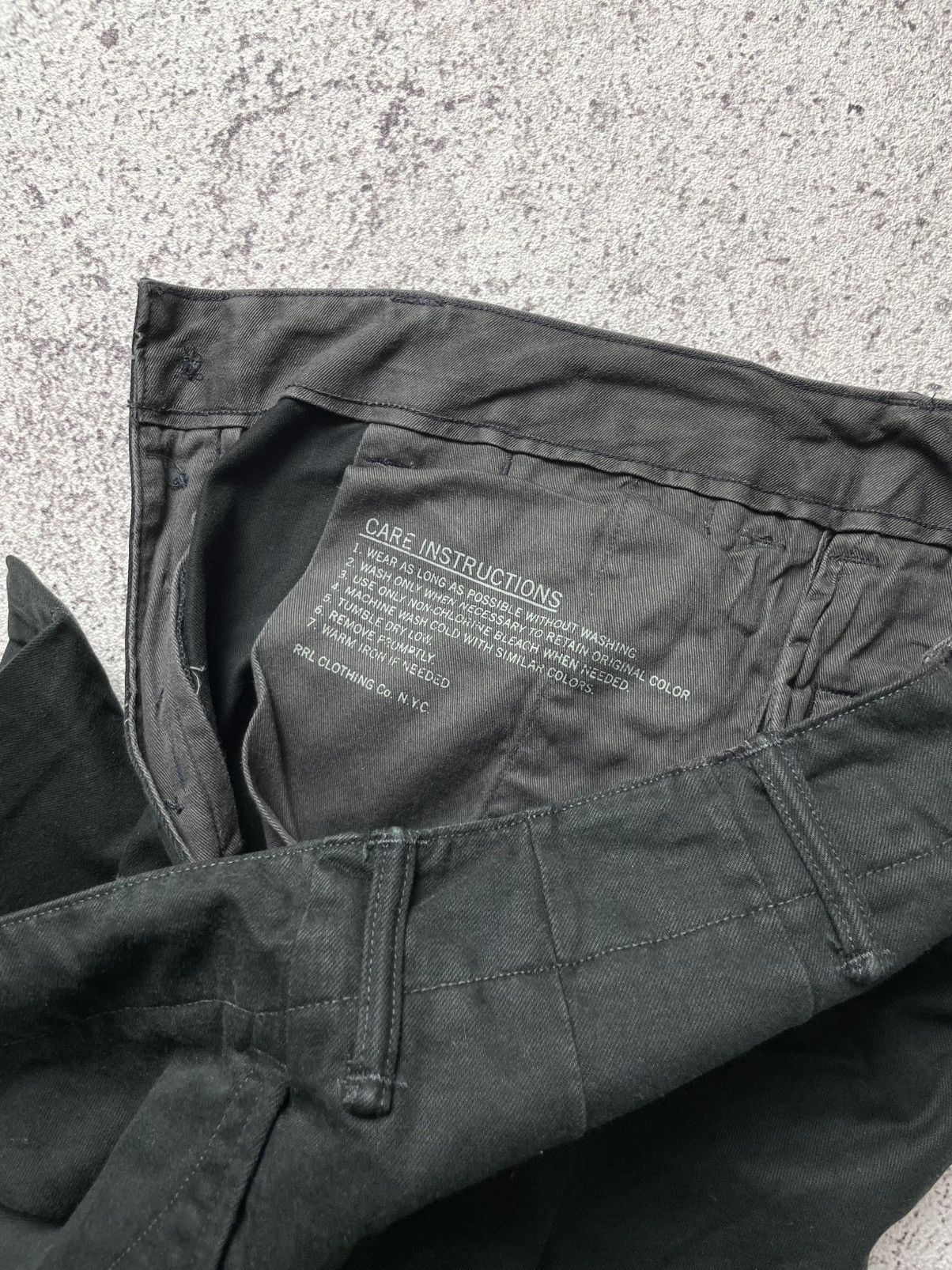 RRL Ralph Lauren RRL Ralph Lauren Black Officer Chino Pant Size US 30 / EU 46 - 6 Thumbnail