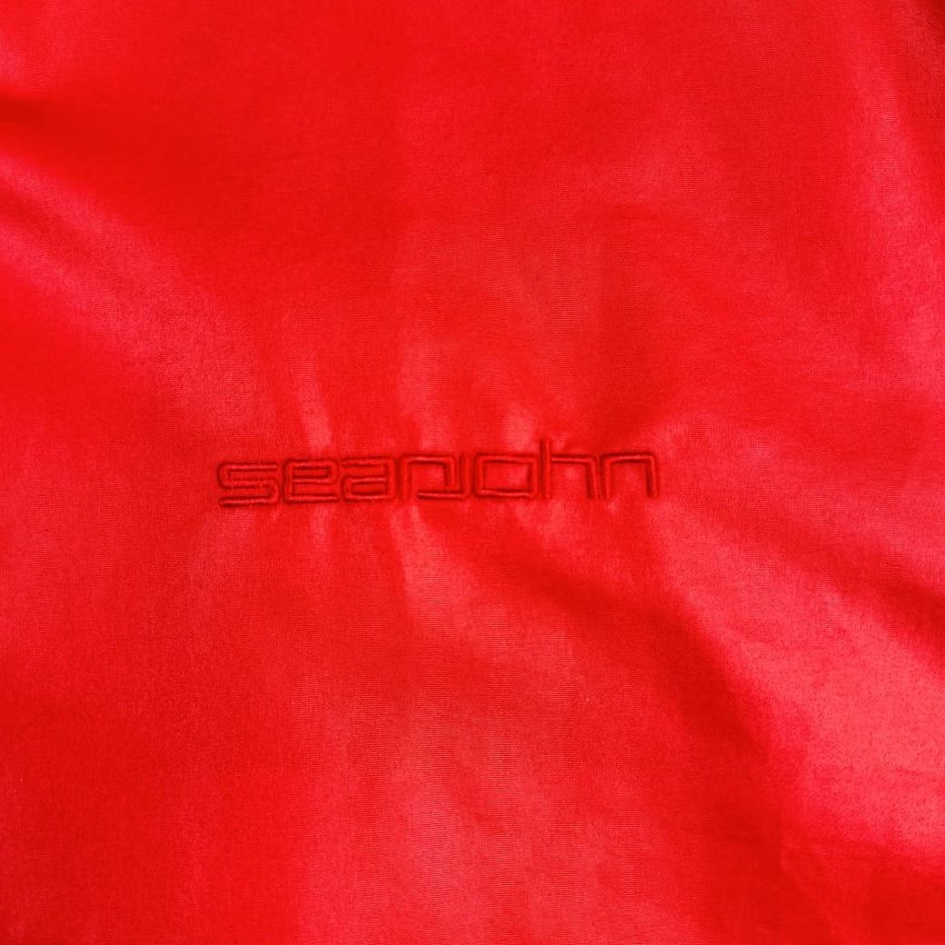 Sean John Sean John Jacket Adult 2XL Red Satin Track Bomber Striped Trim Logo Embroidered 90s Hip Hop Vintage: No Size US XXL / EU 58 / 5 - 4 Thumbnail