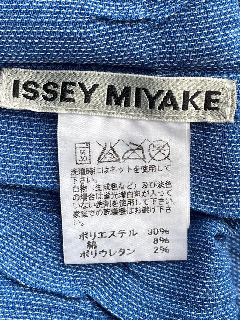 Issey Miyake Issey Miyake size:2 Blue main line faux linen texture dres Size M / US 6-8 / IT 42-44 - 6 Thumbnail