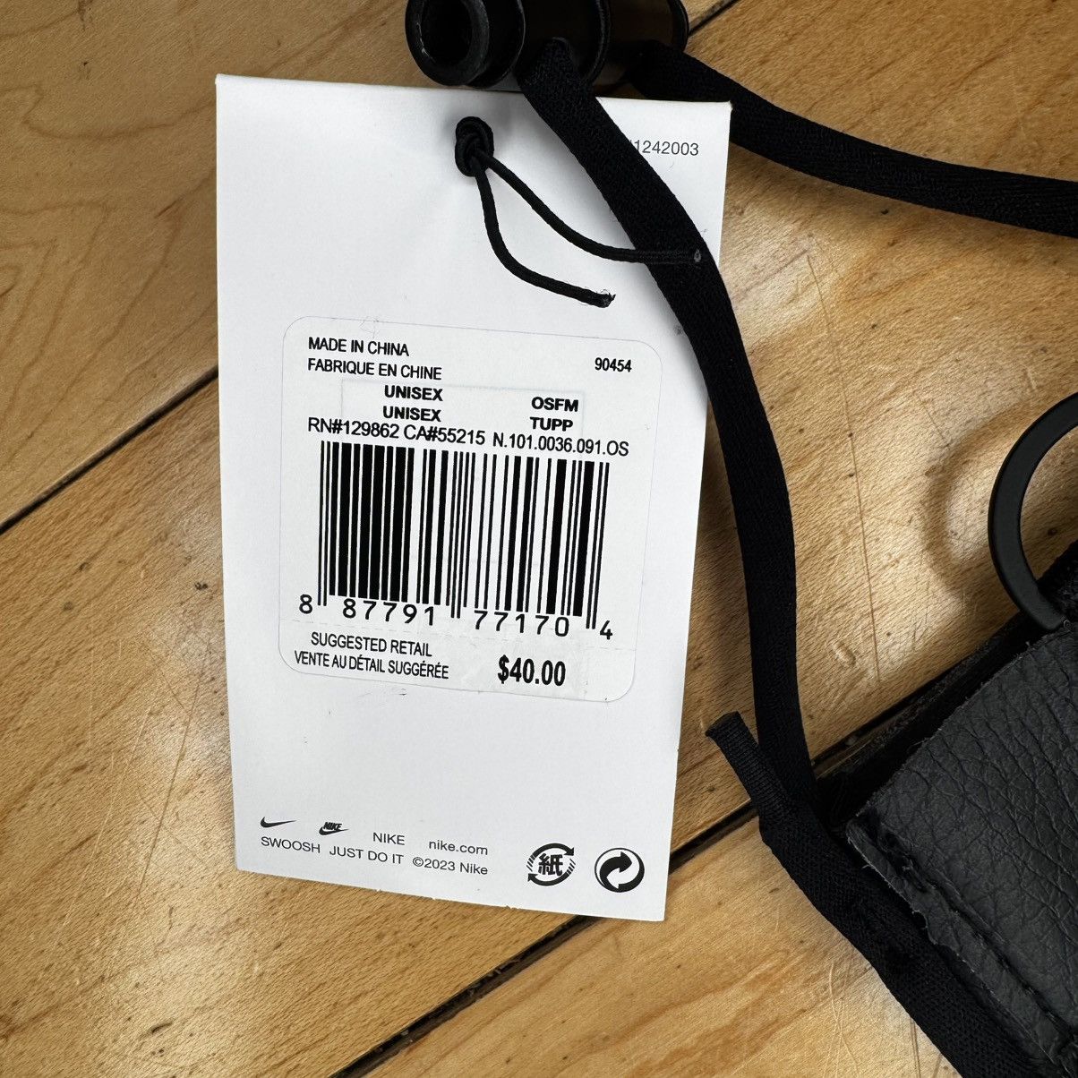 Nike Nike Premium Phone Crossbody Bag Black Tech Touch Window Size ONE SIZE - 3 Thumbnail