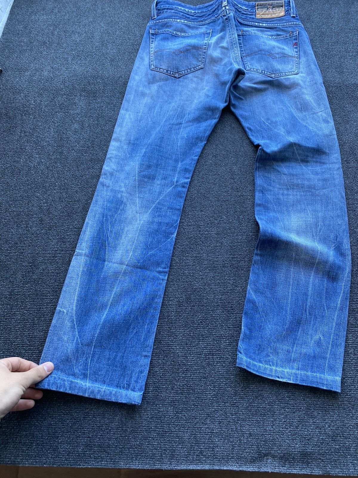 Replay 🔥Opium Punk Replay blue jeans 32 marnel washed faded Size US 32 / EU 48 - 25 Thumbnail
