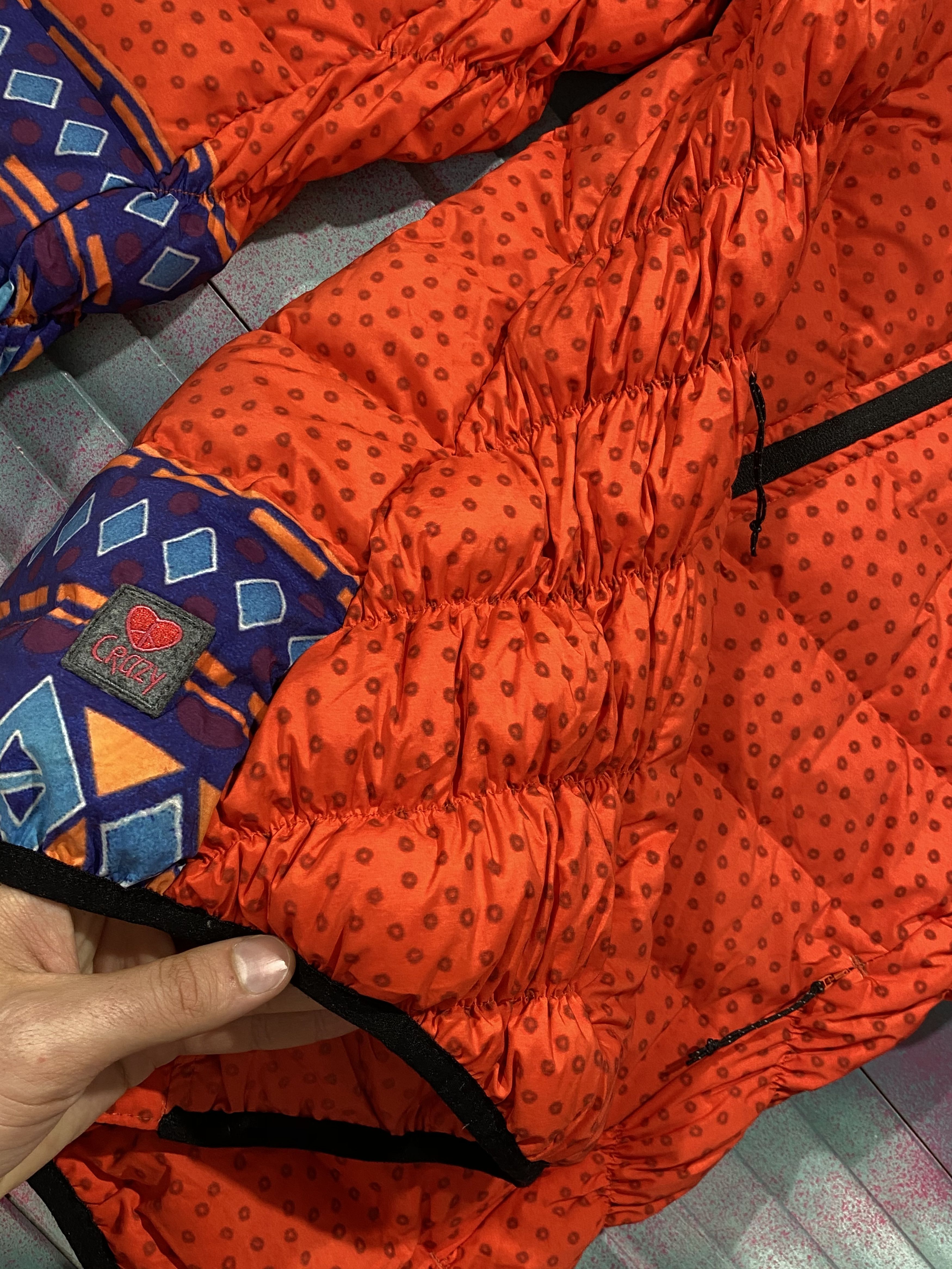Designer VALERIA COLTURI CRAZY IDEA Down Jacket Ski Mountain Style Size XL / US 12-14 / IT 48-50 - 6 Thumbnail