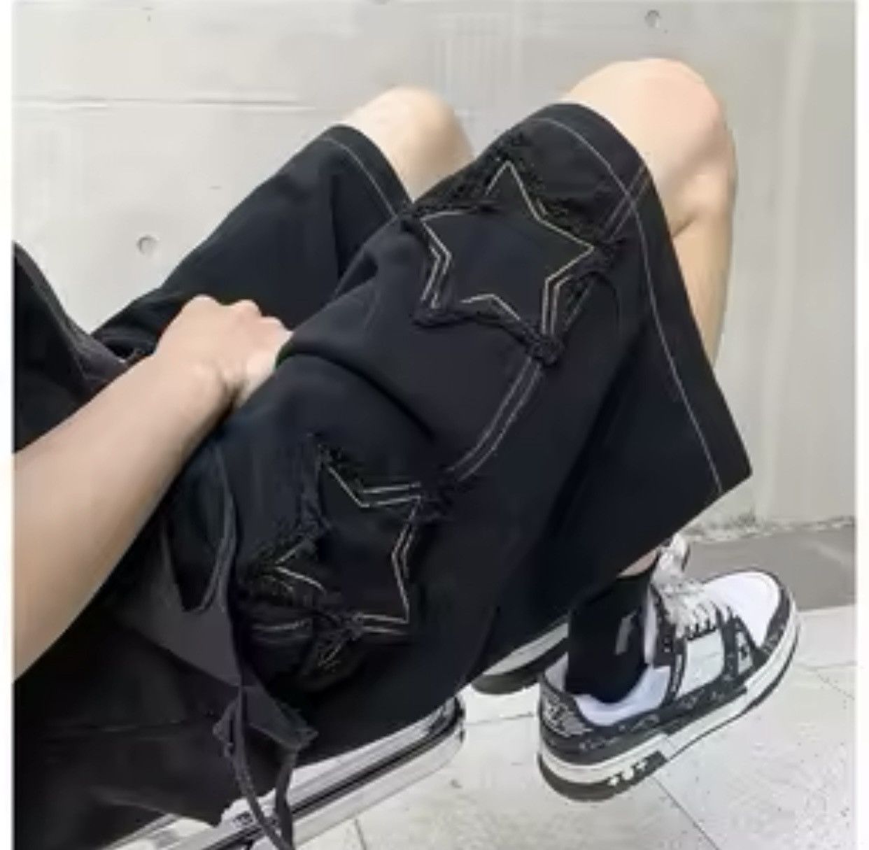 Japanese Brand Shorts Men Summer Star Patchwork Vintage Denim Size US 28 / EU 44 - 1 Thumbnail
