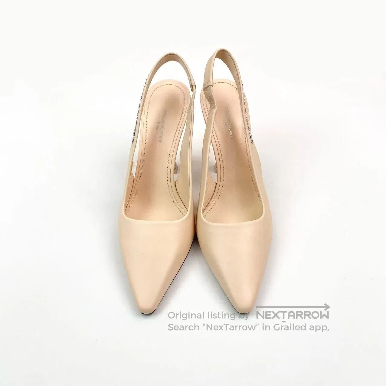 Louis Vuitton Louis Vuitton 23SS metal letter logo high heels| Size US 5.5 / IT 35.5 - 2 Thumbnail