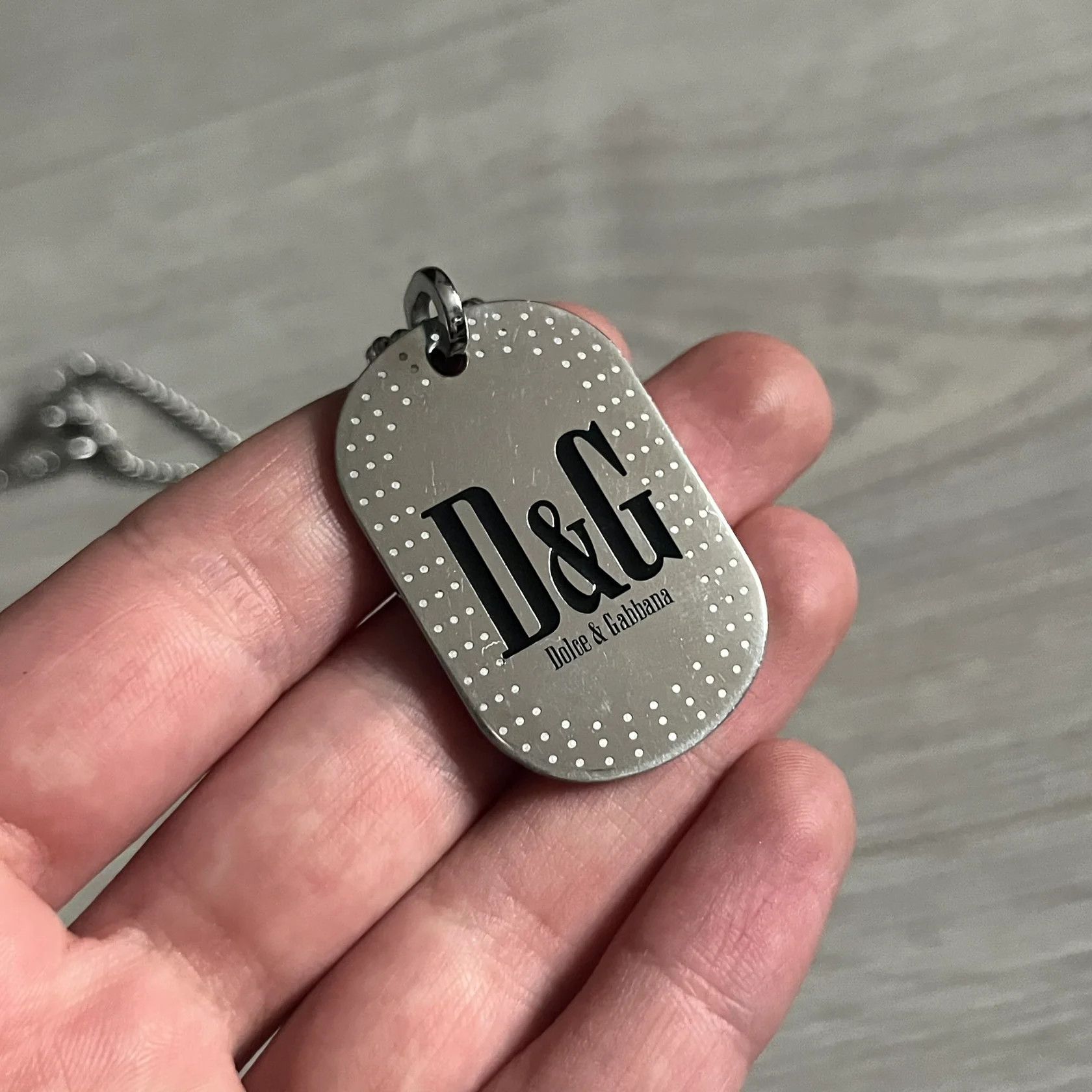 Dolce & Gabbana Dolce & Gabbana Cowboy Dog Tag Necklace Size ONE SIZE - 3 Thumbnail