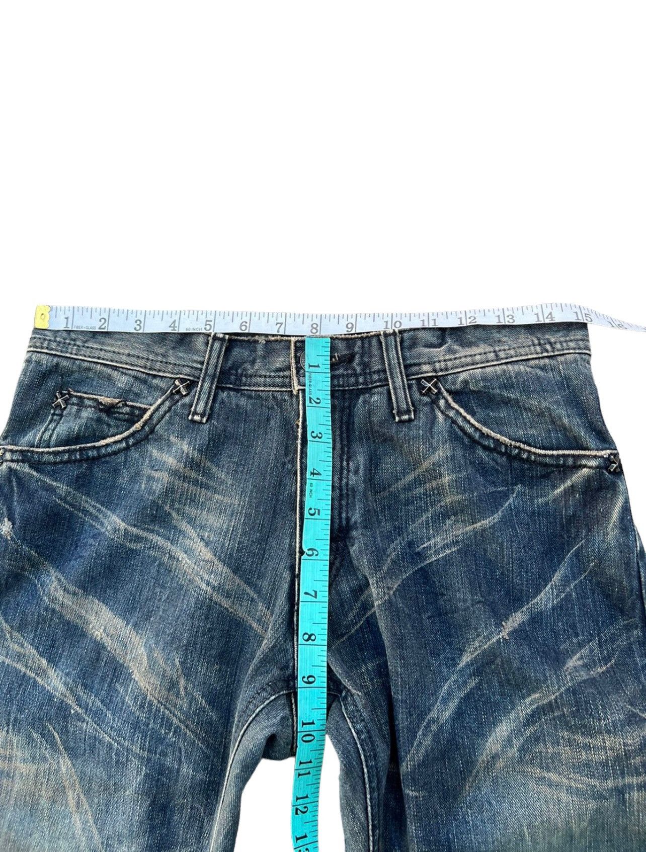 Japanese Brand × Lee × Vintage Vintage Lee X Japan Mud Wash Denim Flare Jeans Size US 29 - 3 Thumbnail