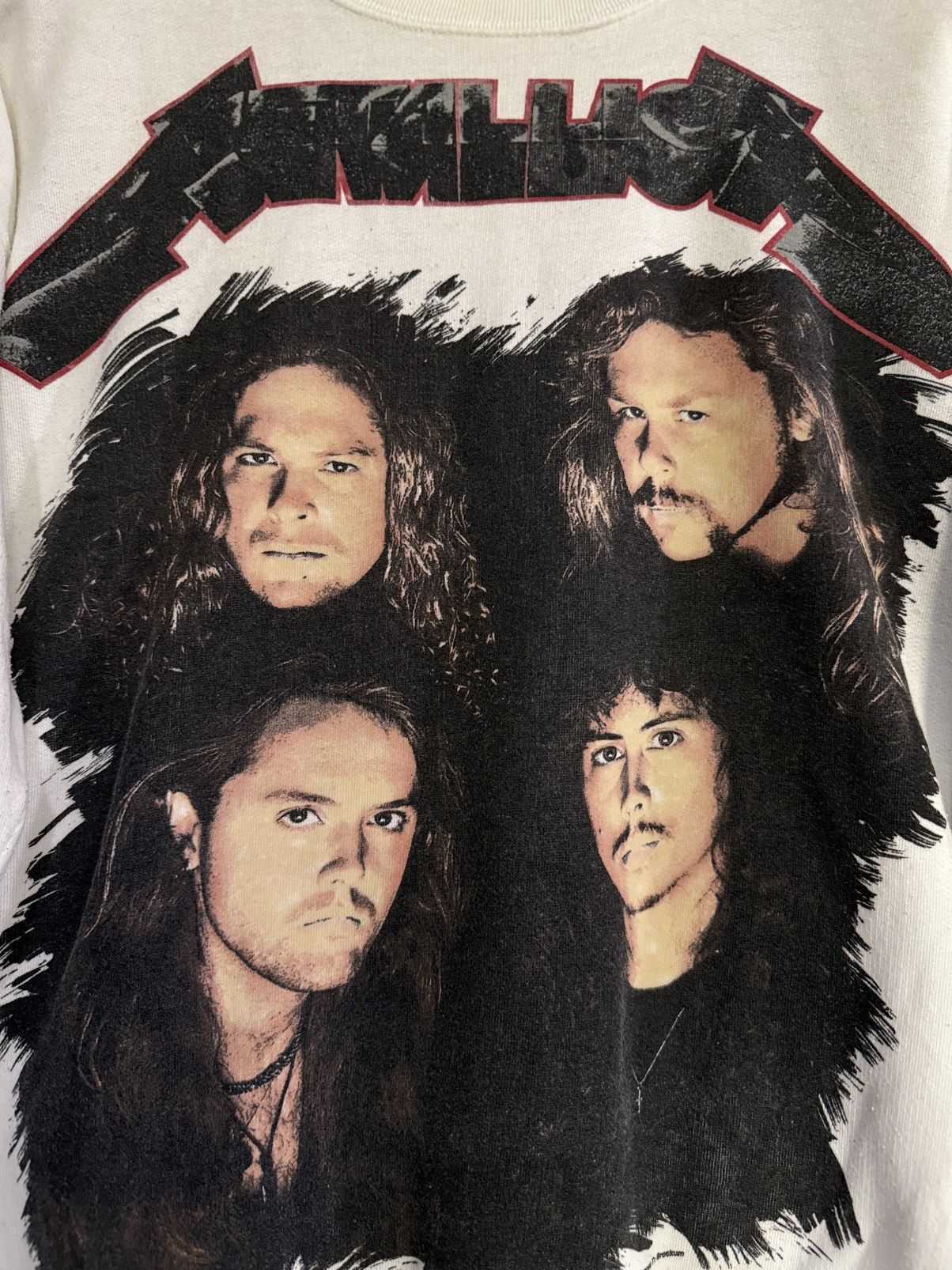 Band Tees × Vintage Rare Vintage 90s Metallica Promo Europe Sweatshirt Size US L / EU 52-54 / 3 - 2 Thumbnail