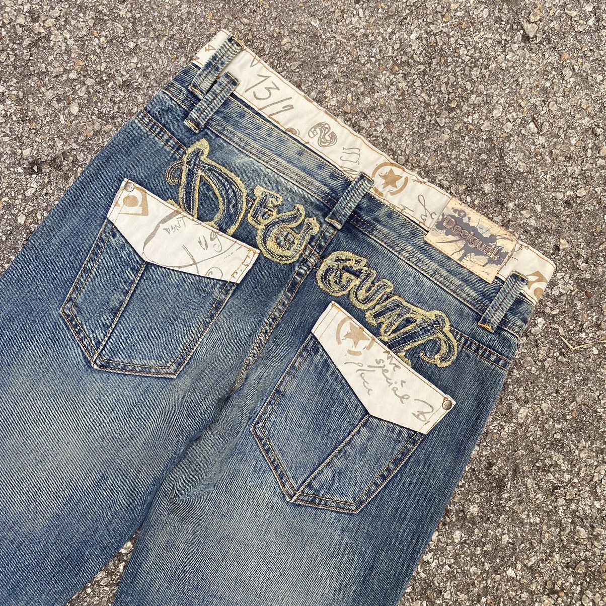 Desigual DESIGUAL JEANS NICE DESIGN Size US 28 / EU 44 - 1 Thumbnail