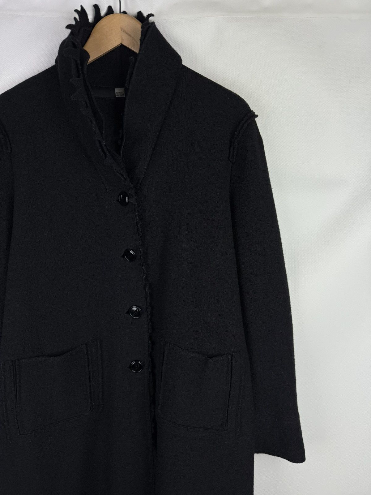Marithe + Francois Girbaud Girbaud Cravatatakiller Avant-garde Wool Coat Jacket Size M / US 6-8 / IT 42-44 - 5 Thumbnail