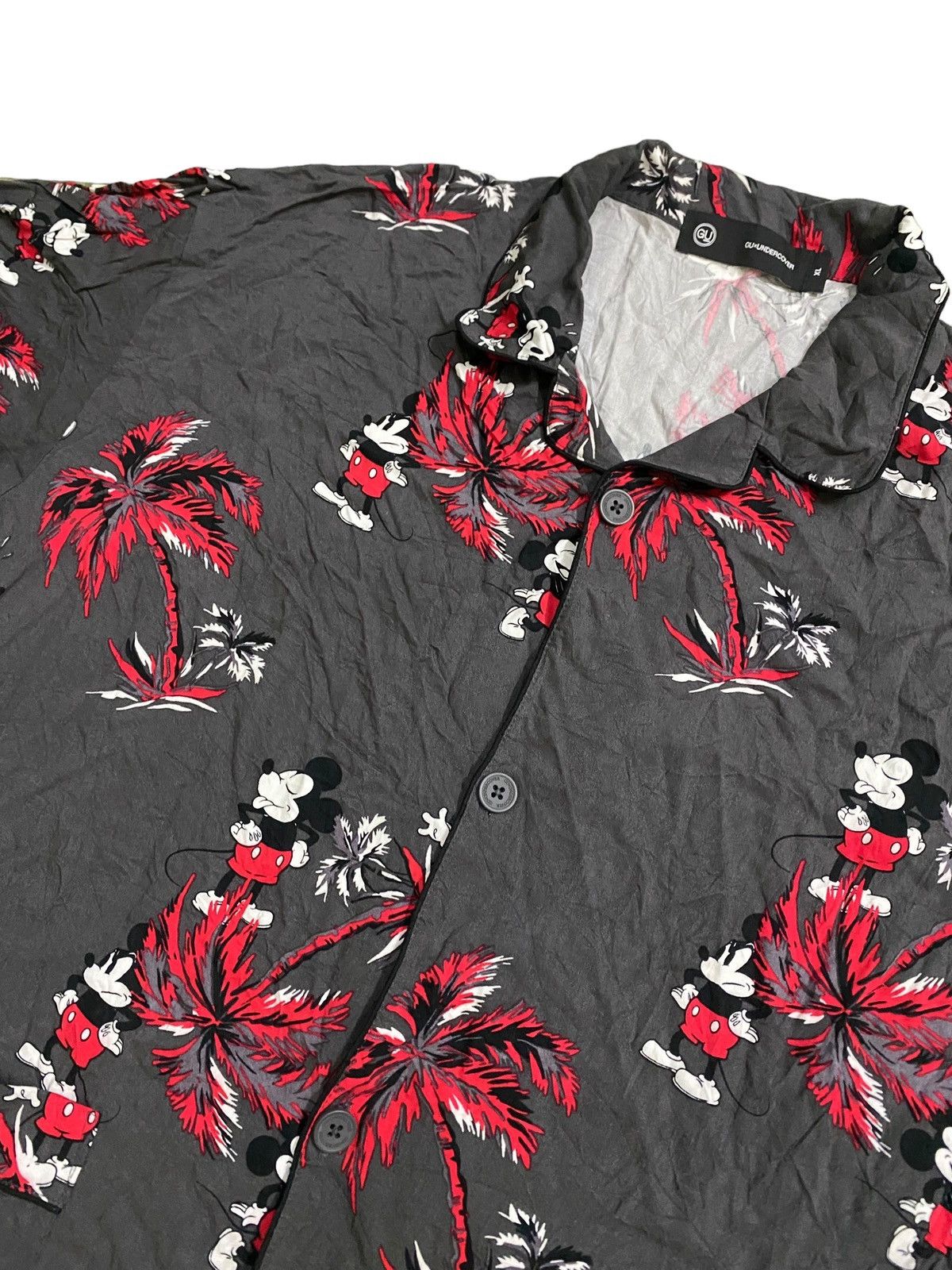 Undercover 💥Gu x Undercover Mickey Button Shirt Size US XL / EU 56 / 4 - 2 Thumbnail