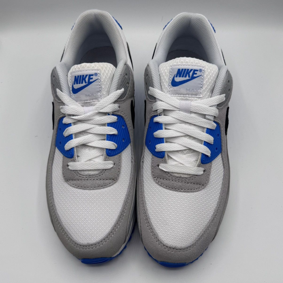 Nike Nike Air Max 90 Men's Size 10 White Photo Blue FN6958-102 Size US 10 / EU 43 - 4 Thumbnail