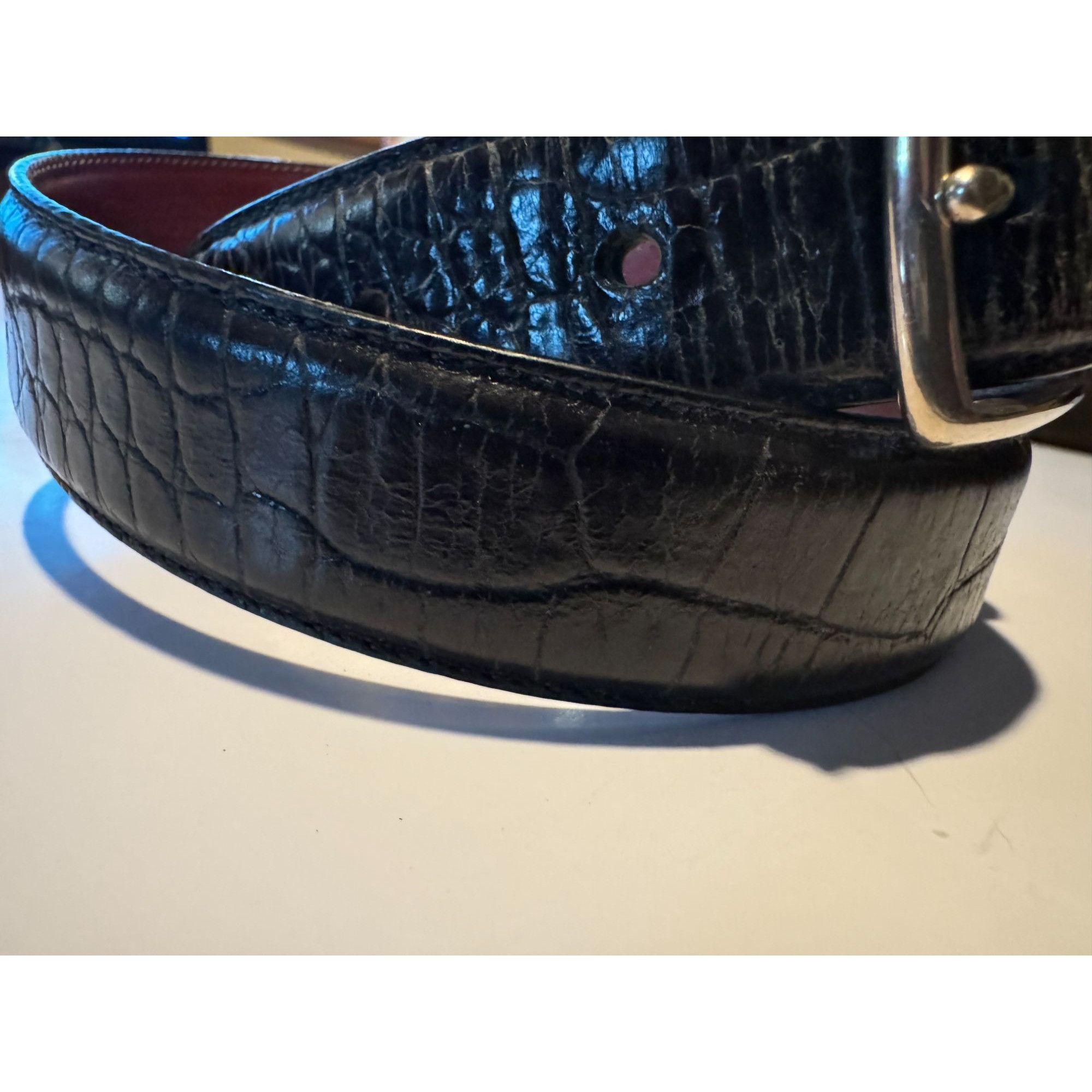 Coach Men's Size 30 Coach Genuine Leather Black 5903 Belt Size 30 - 1 Thumbnail