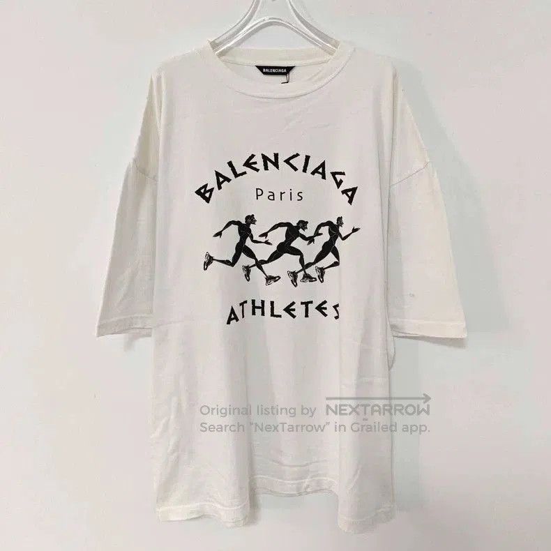 Balenciaga Balenciaga Marathon Short Sleeve Tee. Size US M / EU 48-50 / 2 - 1 Thumbnail