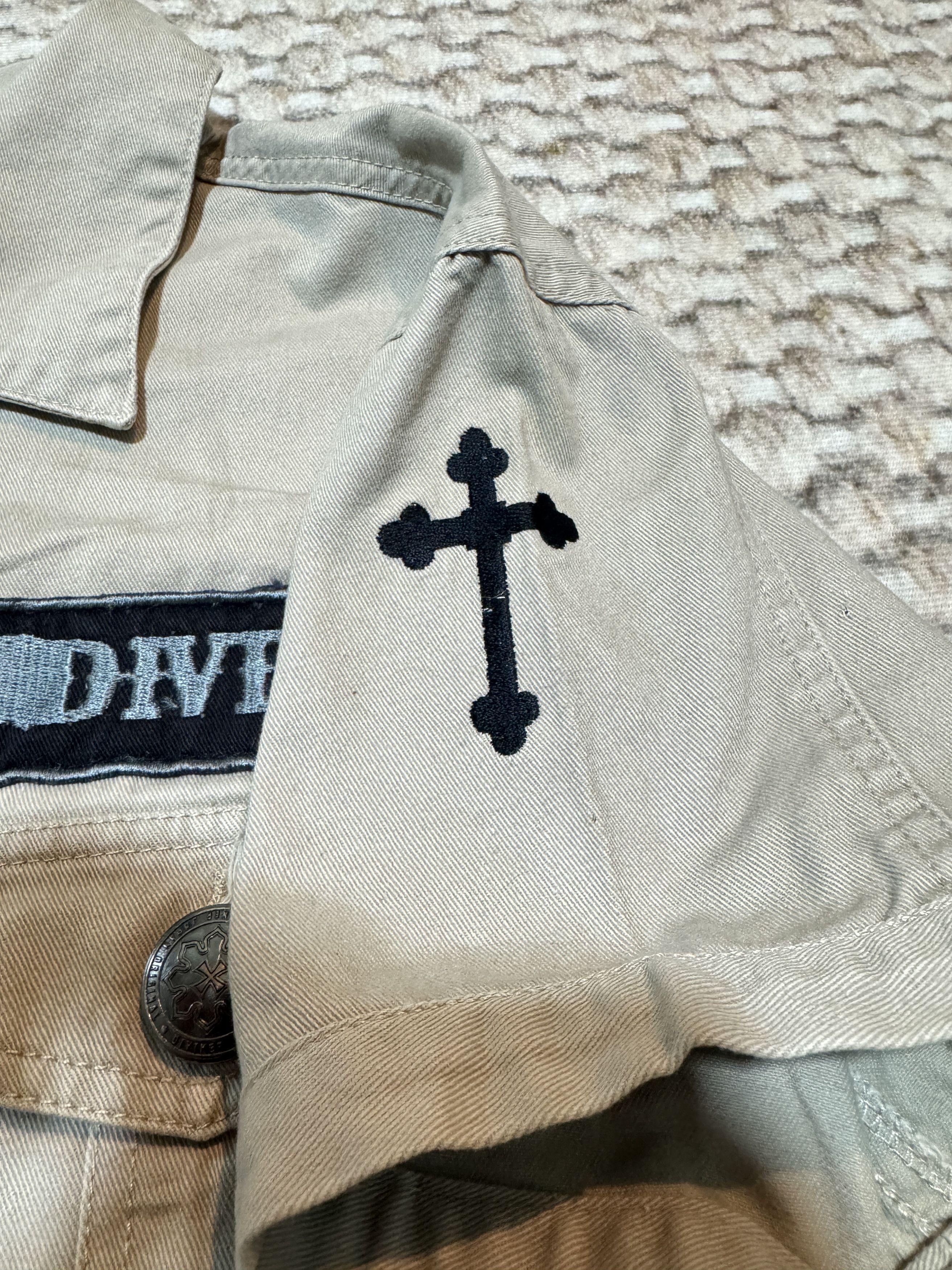 Japanese Brand Japanese Brand Diviner Skull Cross Embroider Coverall Size US 33 - 8 Thumbnail