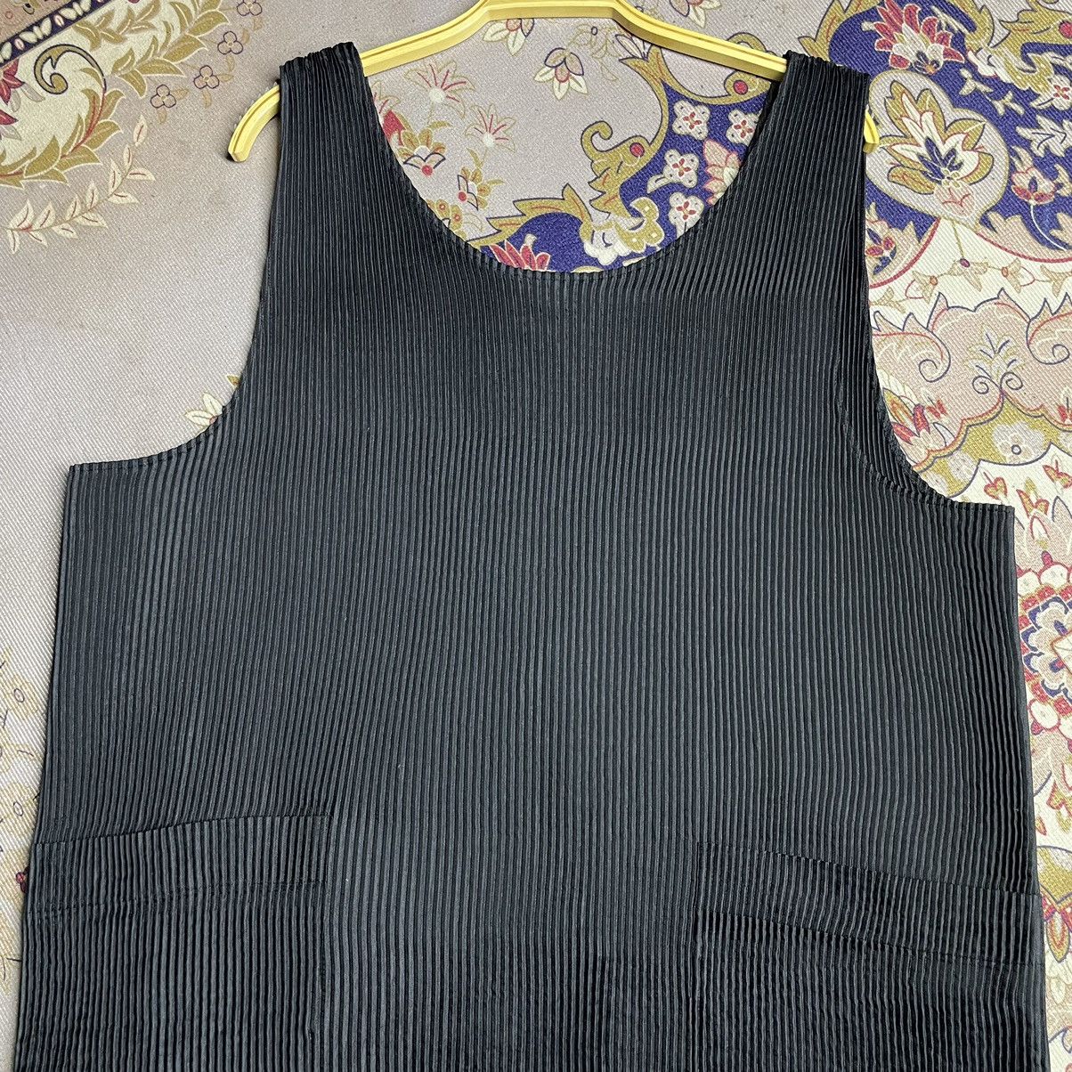 Issey Miyake a70 ISSEY MIYAKE Design Pleated Pleats Apron Style Dress Size M / US 6-8 / IT 42-44 - 6 Thumbnail