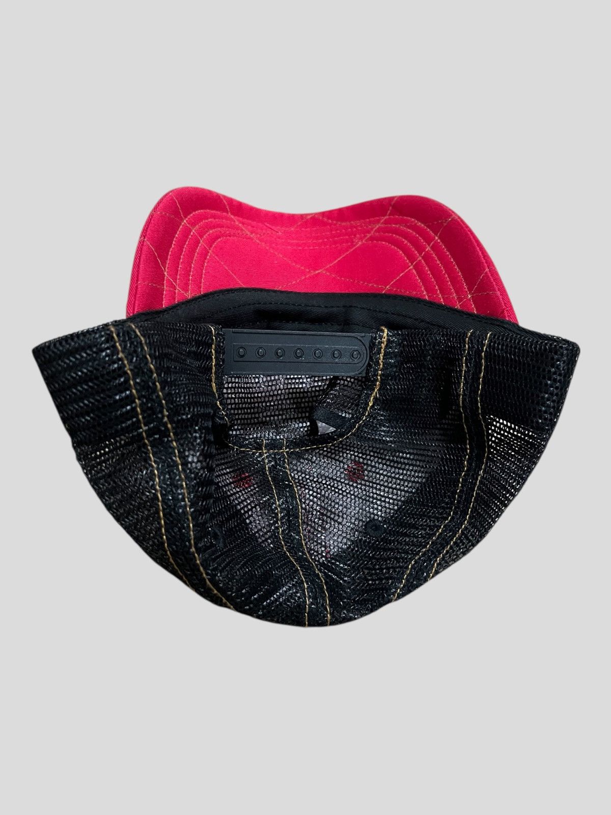 Von Dutch Y2K Von Dutch Patch Logo Quilted Mesh Trucker Cap Hat Size ONE SIZE - 6 Thumbnail