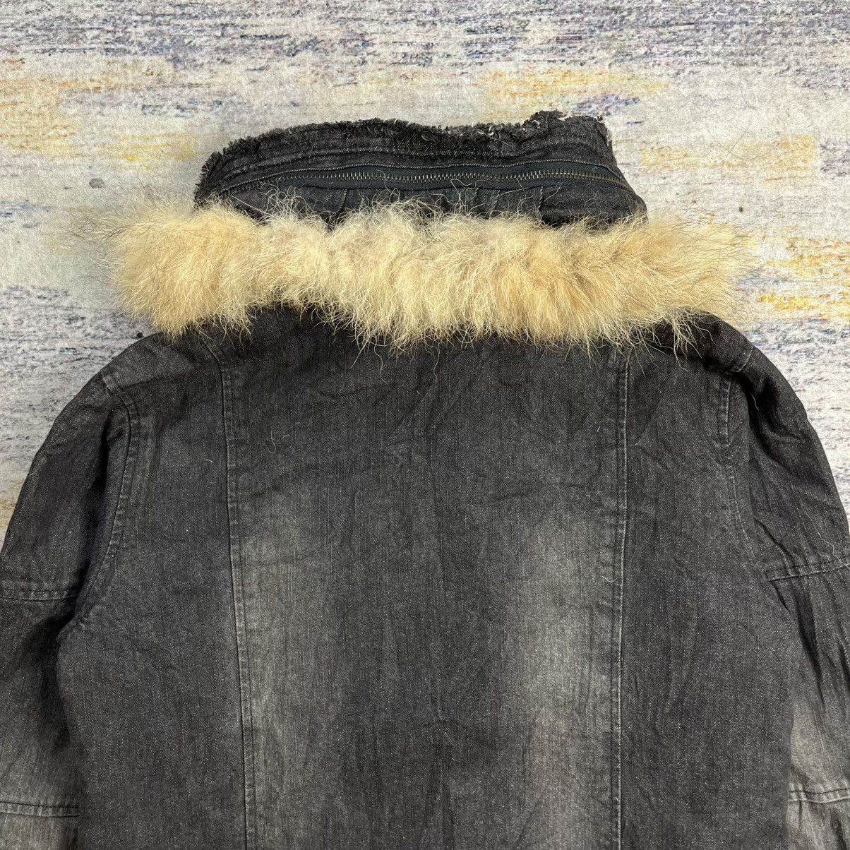 In The Attic × Japanese Brand × Le Grande Bleu (L.G.B.) In The Attic fur bono denim jacket lgb goa vkei style Size US M / EU 48-50 / 2 - 6 Thumbnail