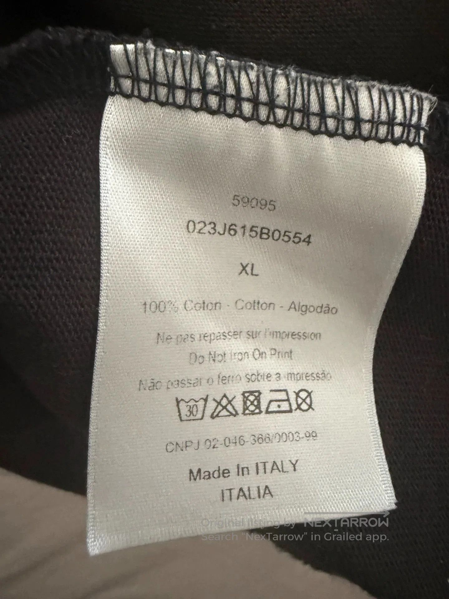 Dior dior printed short sleeve t-shirt. Size US XL / EU 56 / 4 - 3 Thumbnail