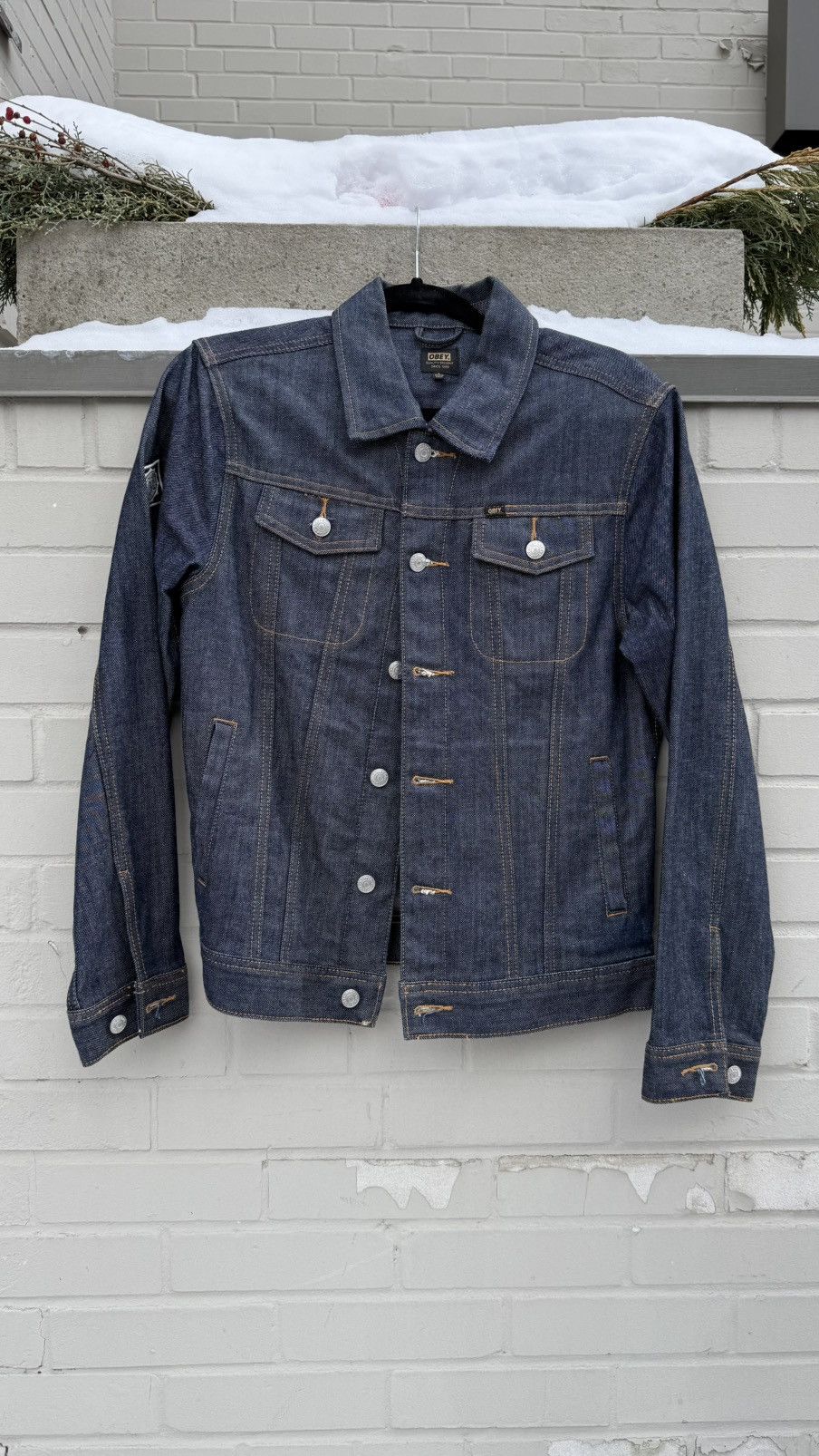 Obey Obey demin jacket Size US S / EU 44-46 / 1 - 1 Thumbnail